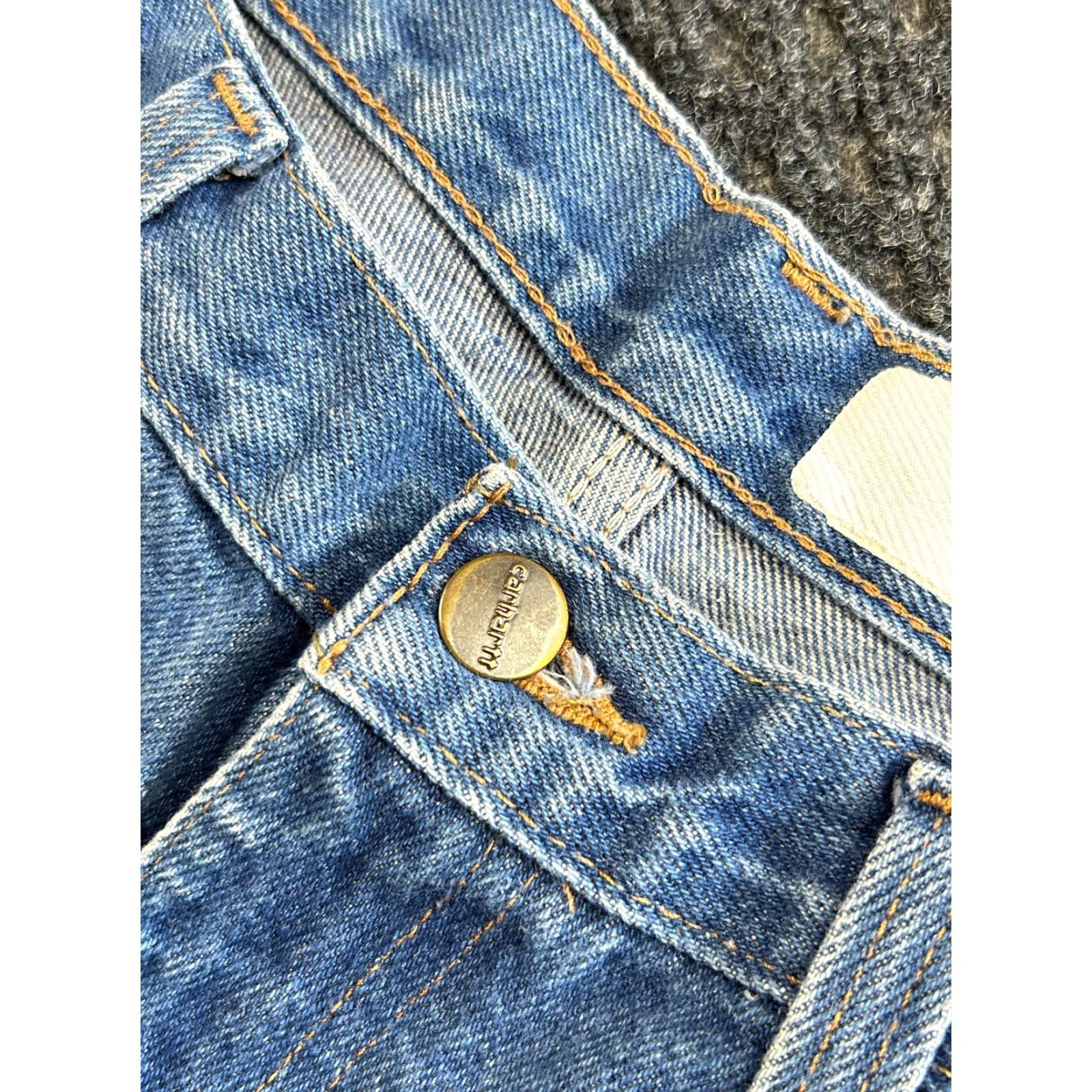 Carhartt VINTAGE Carhartt Denim Jeans Relaxed Fit 38 x 30 Men Jeans Blue 5-Pocket Logo USA 80s 90s Grunge Cowboy Workwear Mens Size US 38 / EU 54 - 5 Thumbnail
