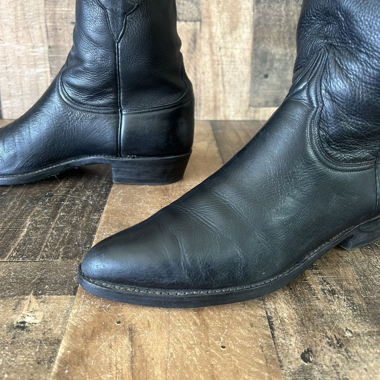 Lucchese Lucchese Classics Soft Leather Cowboy Boots Mens 10.5 D Size US 10.5 / EU 43-44 - 11 Thumbnail