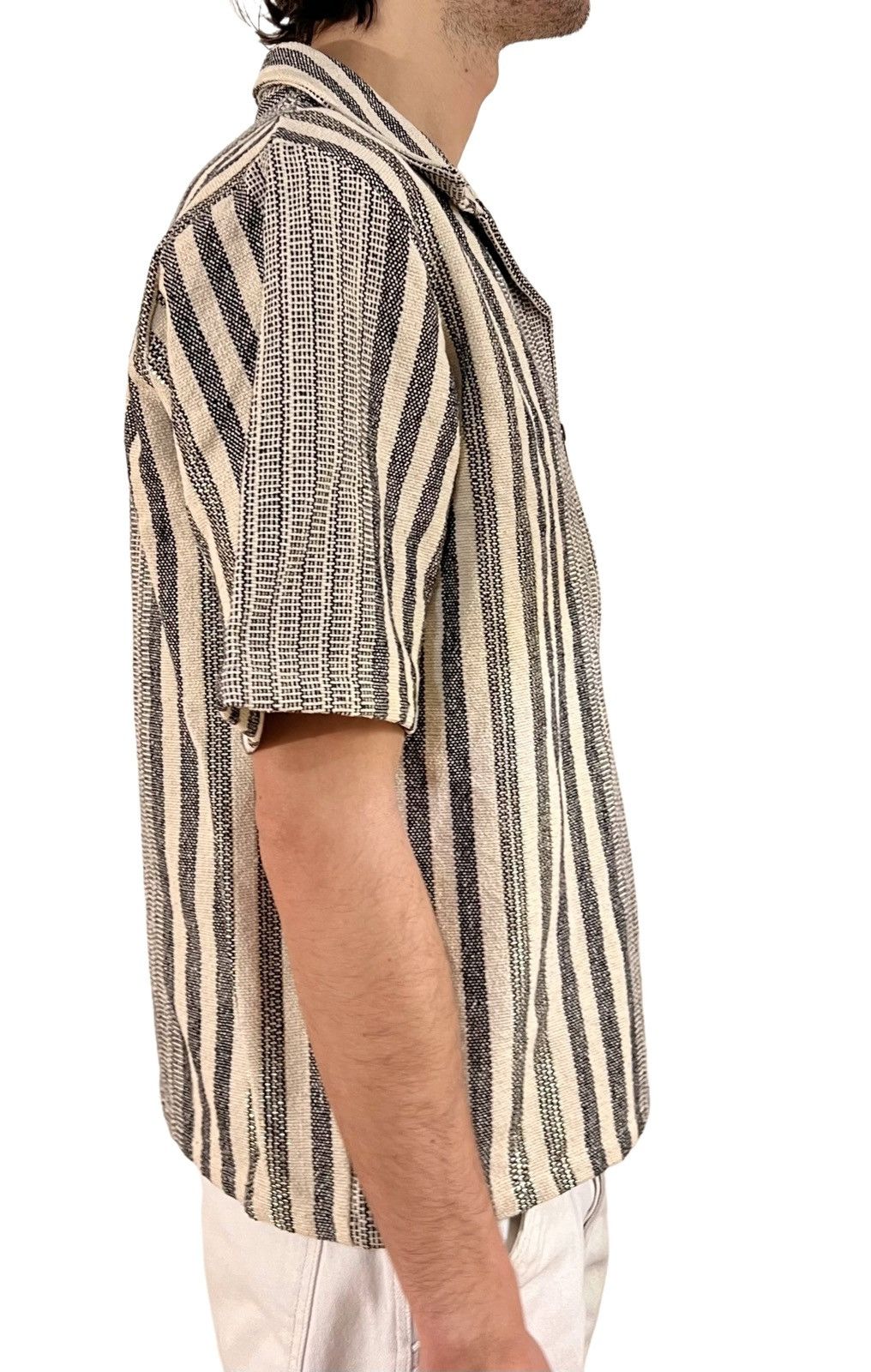 Handmade × Vintage Raga Man Hand embroidered Zip-up Shirt Size US XL / EU 56 / 4 - 5 Thumbnail