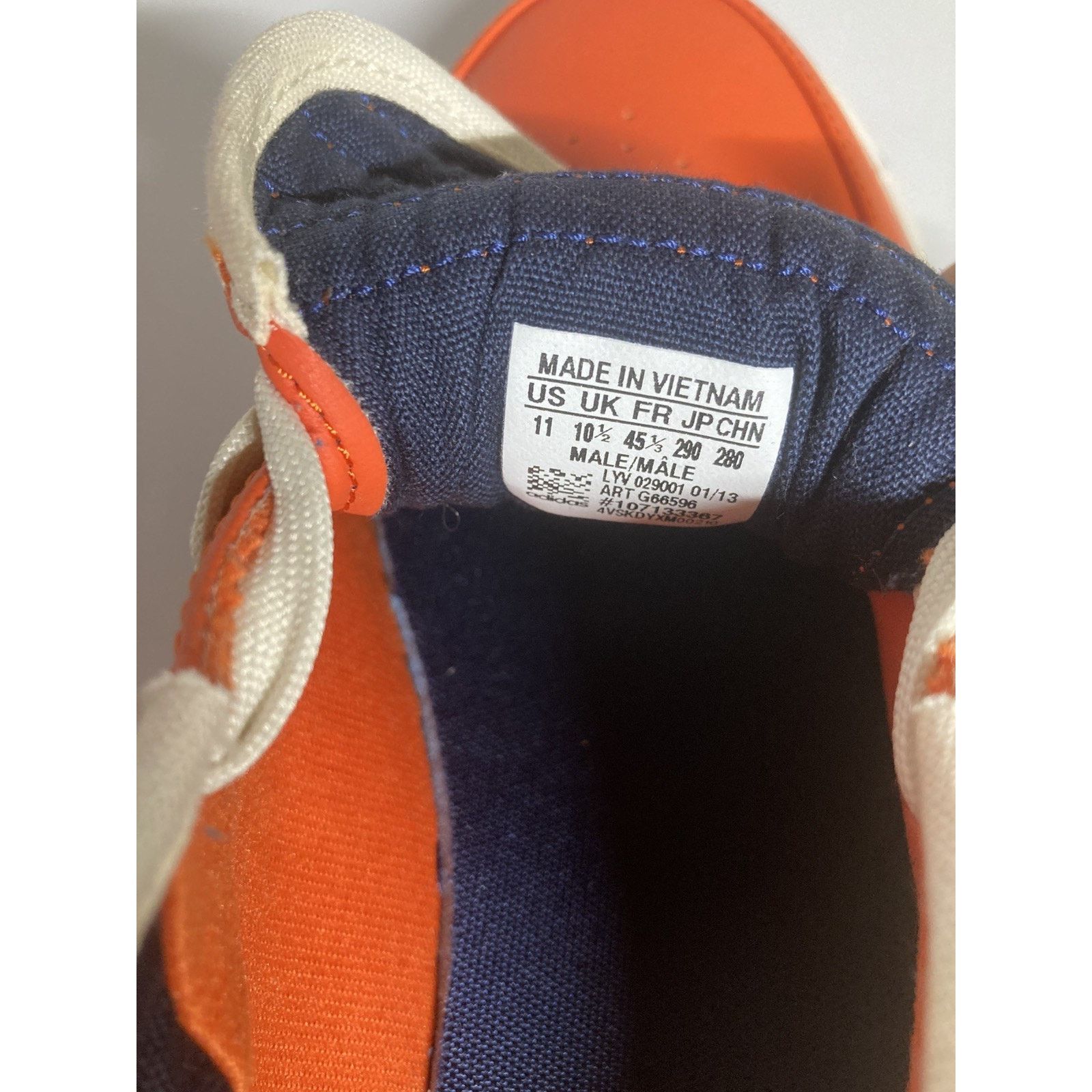 Adidas Adidas AR-D1 Low Vintage Orange/Navy Suede - SZ 11 Size US 11 / EU 44 - 4 Thumbnail
