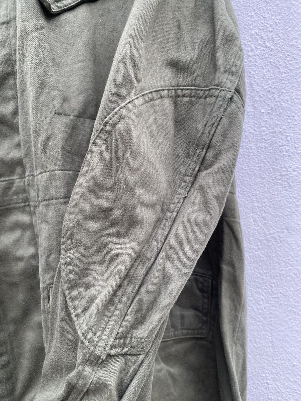 Vintage Vintage 1980s Army Issue Nazi Parka Belgian Seyntex Size US L / EU 52-54 / 3 - 9 Thumbnail