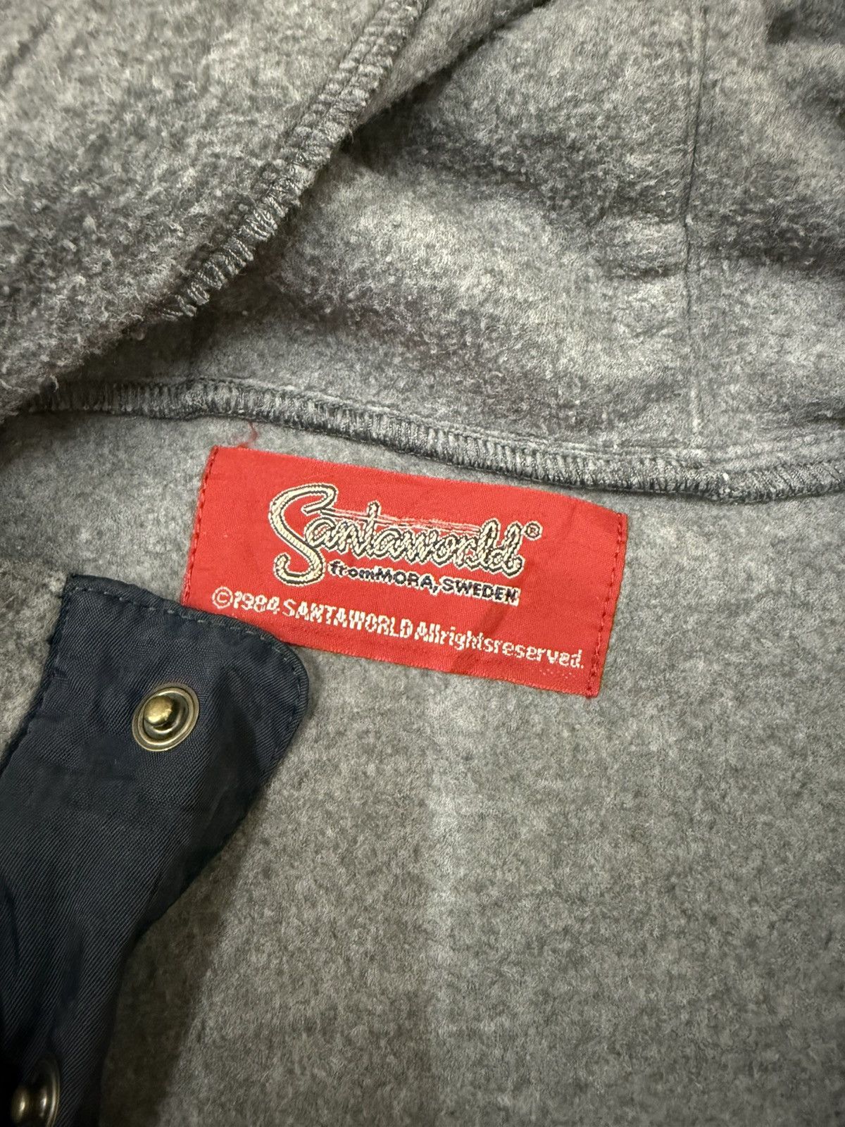 Cartoon Network × Japanese Brand × Vintage Vintage Santaworld Pullover Fleece Halfbitton Jacket Hoodie Size US L / EU 52-54 / 3 - 7 Thumbnail