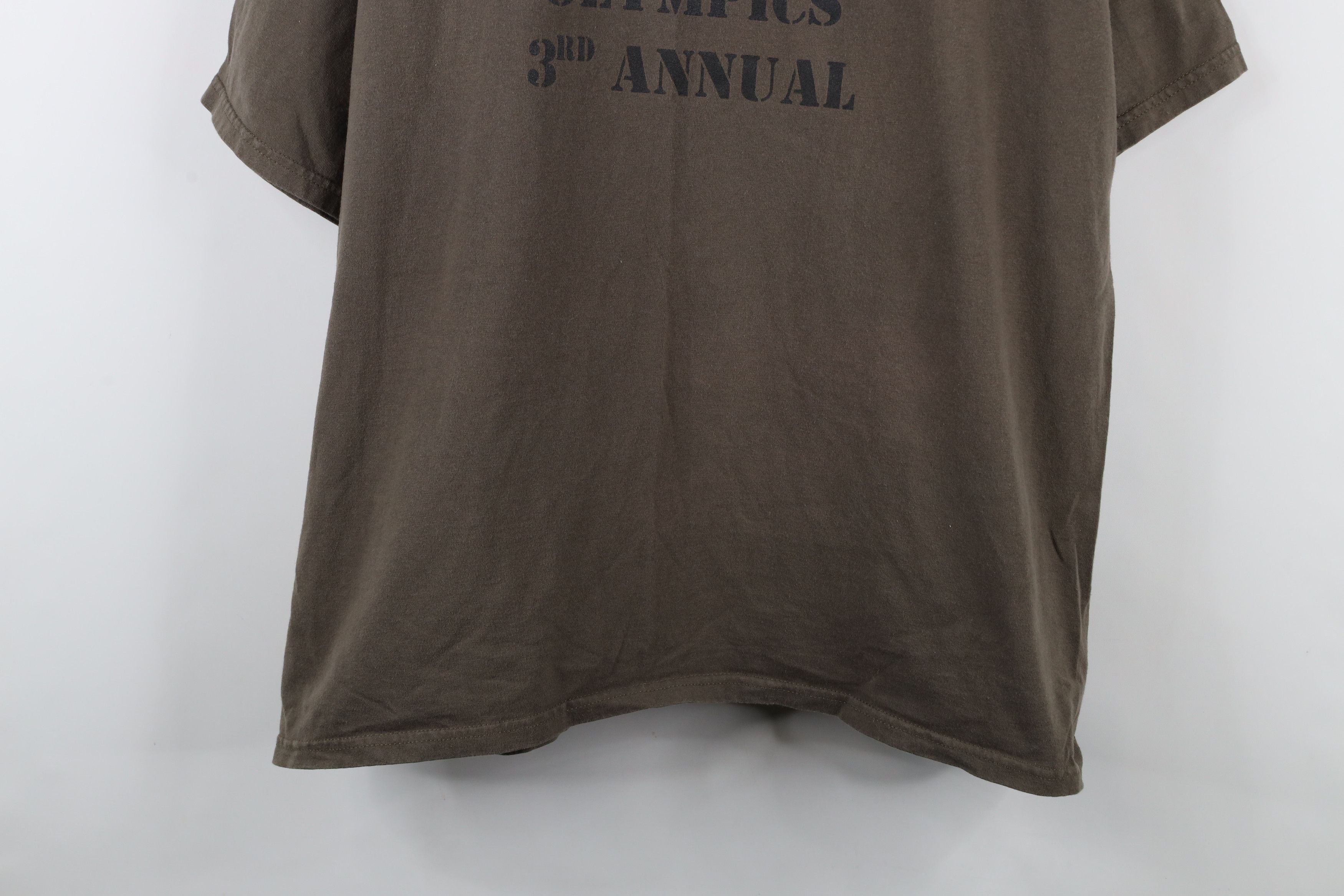 Vintage Vintage Y2K Spell MASH Olympics TV Show T-Shirt Green Cotton Size US XXL / EU 58 / 5 - 3 Thumbnail