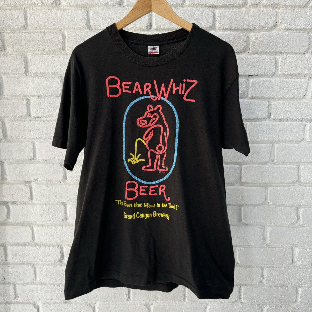 Vintage Vintage Bear Whiz Beer Tee Size US L / EU 52-54 / 3 - 1 Thumbnail