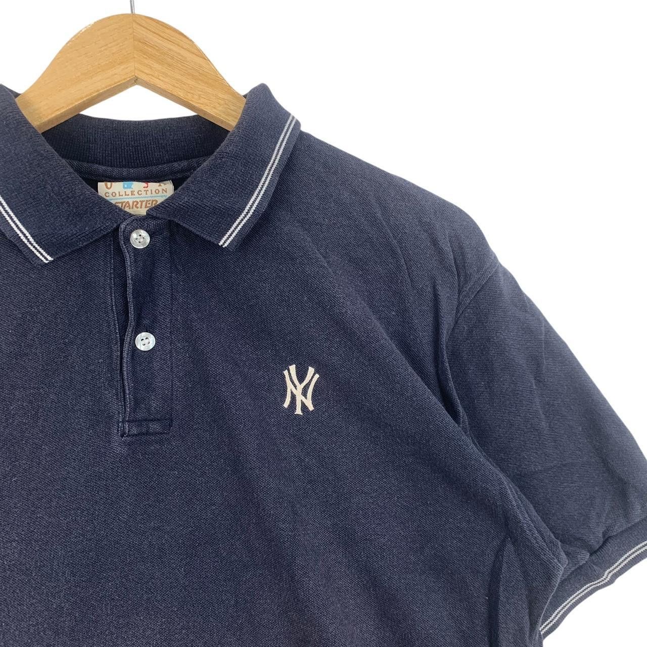 Vintage Vintage MLB COOPERSTOWN Starter Yankees Polo Tee Shirt Size US L / EU 52-54 / 3 - 5 Thumbnail