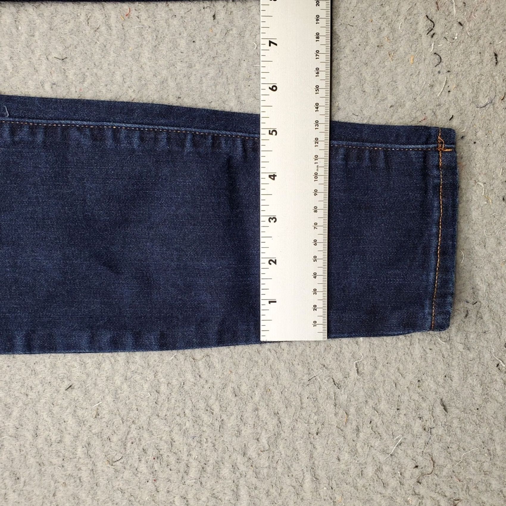 J.Crew J.CREW Jeans Womens 27 Blue Denim Flat Front Dark Wash Stretch High-Rise Skinny Jeans Womens 27 Blue Denim Dark Wash Stretch High-Rise Skinny Size 27" / US 4 / IT 40 - 5 Thumbnail