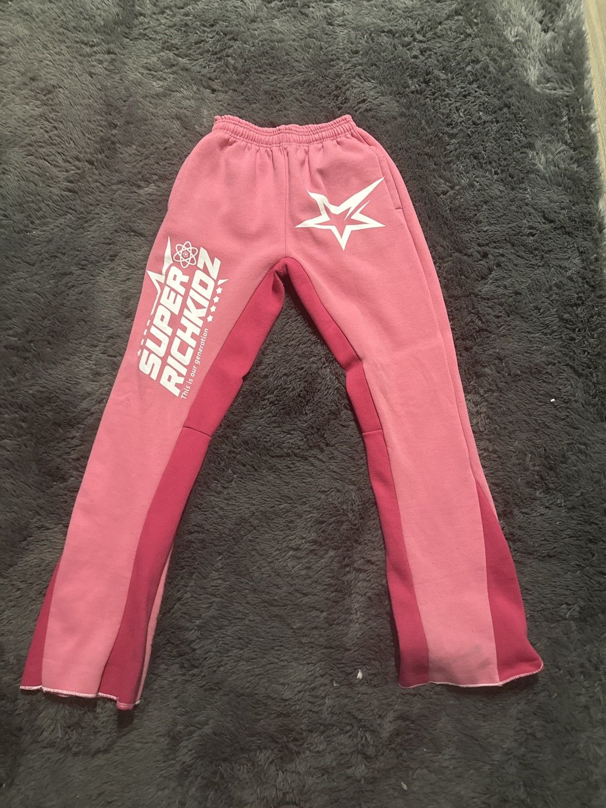 Designer × Japanese Brand “SUPERRICH KIDS” PINK SWEATSUIT Size US M / EU 48-50 / 2 - 2 Thumbnail
