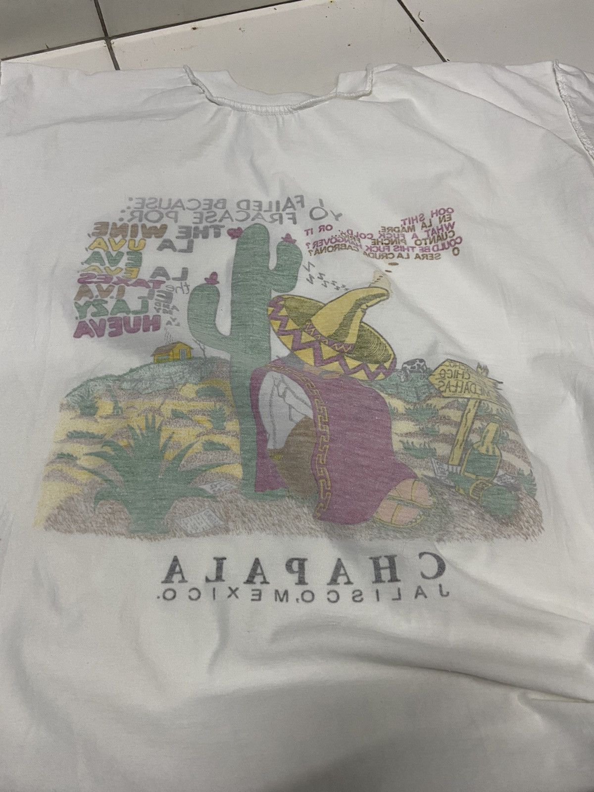 Vintage VINTAGE CHAPALA JALISCO MEXICO TEE SHIRT Size US XL / EU 56 / 4 - 7 Thumbnail