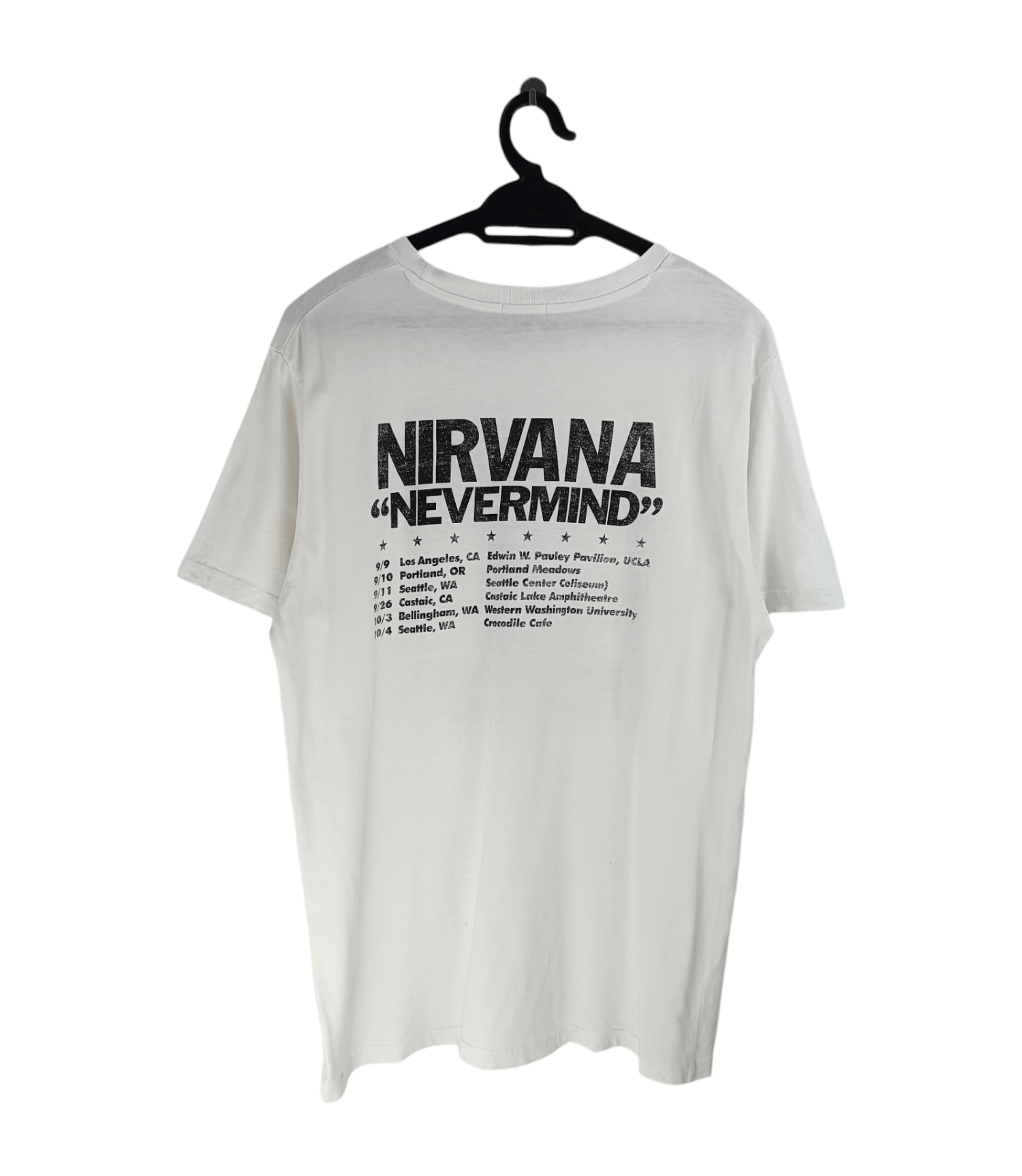 Vintage VINTAGE NIRVANA IN CONCERT ROCKING NEVERMIND 1992 GRUNGE TEE Size US M / EU 48-50 / 2 - 2 Thumbnail