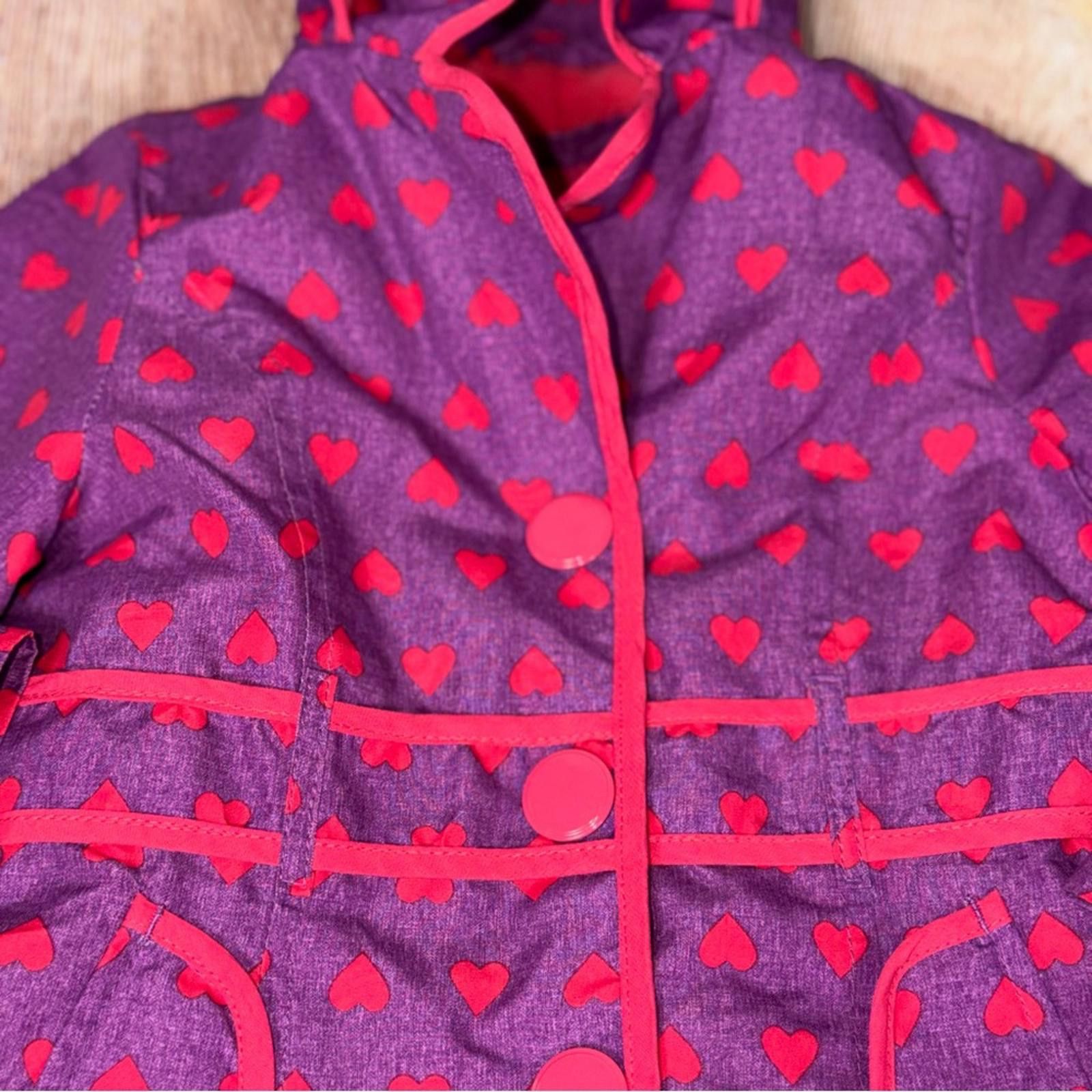 London Fog London Fog 2T Heart Pattern Raincoat Size ONE SIZE - 2 Thumbnail