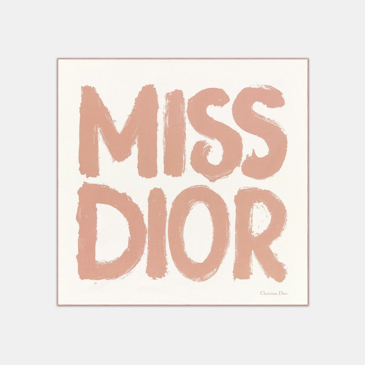 Dior o1bcso1str0226 Size:OS/70 Square Scarf in White/Vents Pink Size ONE SIZE - 2 Thumbnail