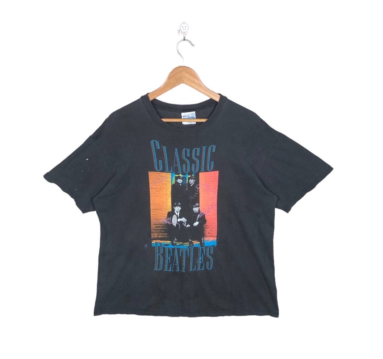Band Tees Thrashed Sun Faded The Beatles Backstage Tshirt ERD GRUNGE Size US XL / EU 56 / 4 - 1 Thumbnail