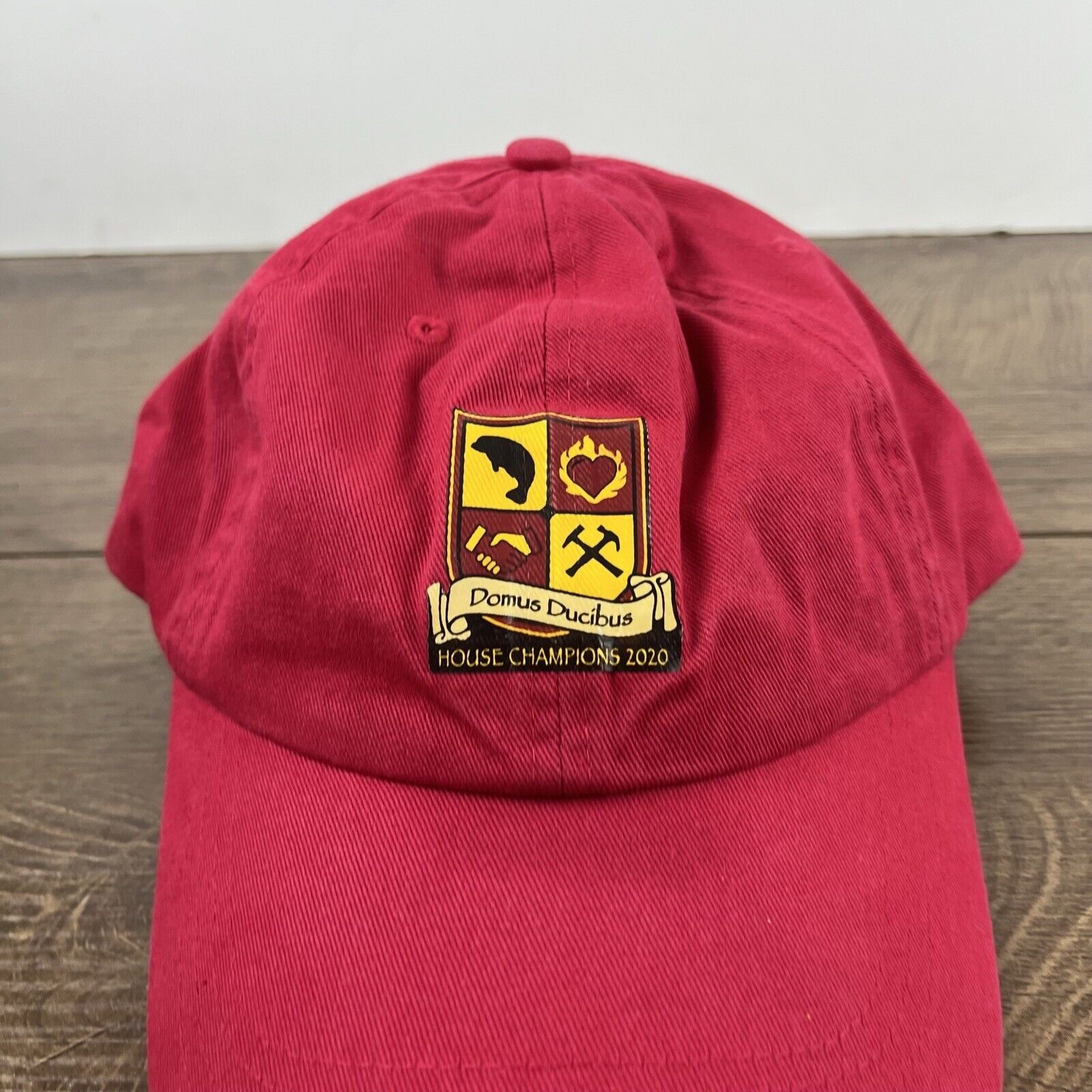 Other Domus Ducibus House Champions 2020 Hat Red Cap Adjustable Ha Size ONE SIZE - 6 Thumbnail