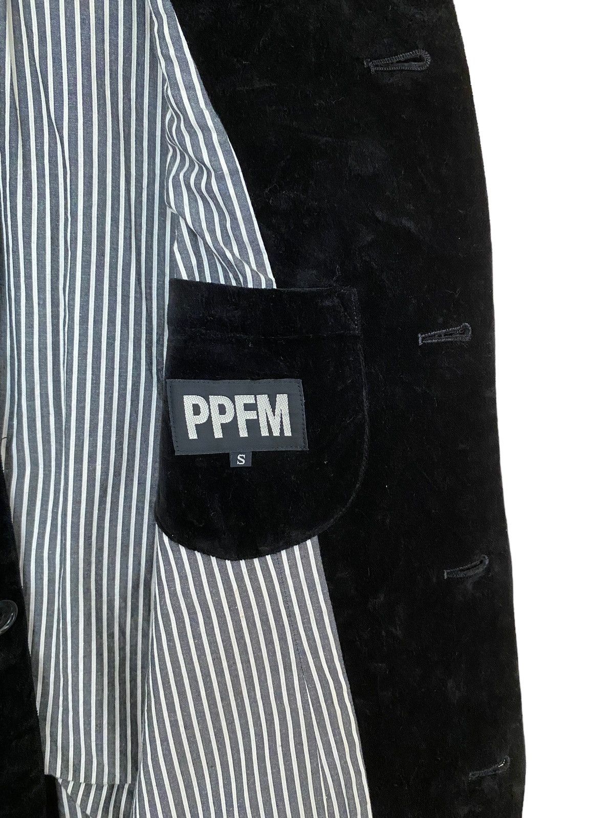 PPFM Vintage Japanese Brand PPFM Velvet Jacket 1990s Size US S / EU 44-46 / 1 - 5 Thumbnail