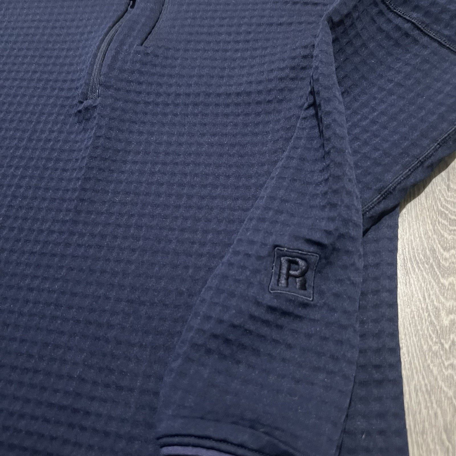 Patagonia Patagonia Pullover Navy Waffle Grid Fleece Polartec Hike M Size M / US 6-8 / IT 42-44 - 5 Thumbnail