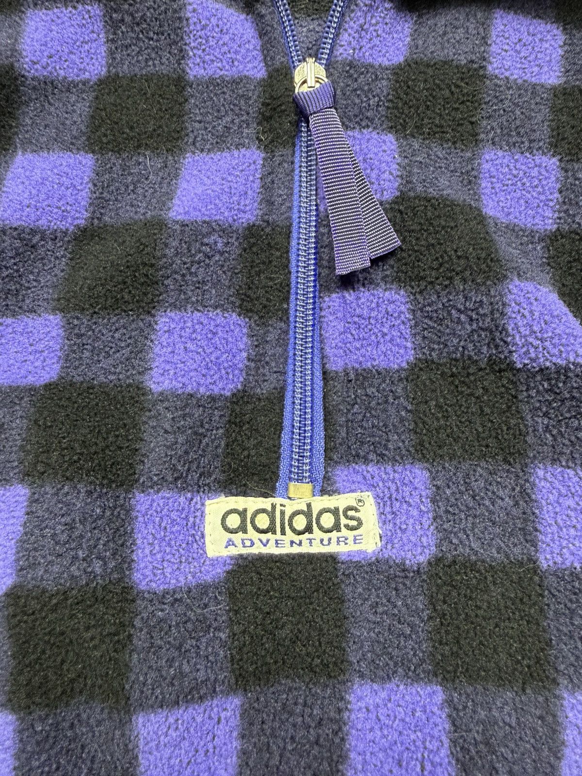 Adidas Adidas Adventure Vintage Fleece Jacket Size US XL / EU 56 / 4 - 4 Thumbnail