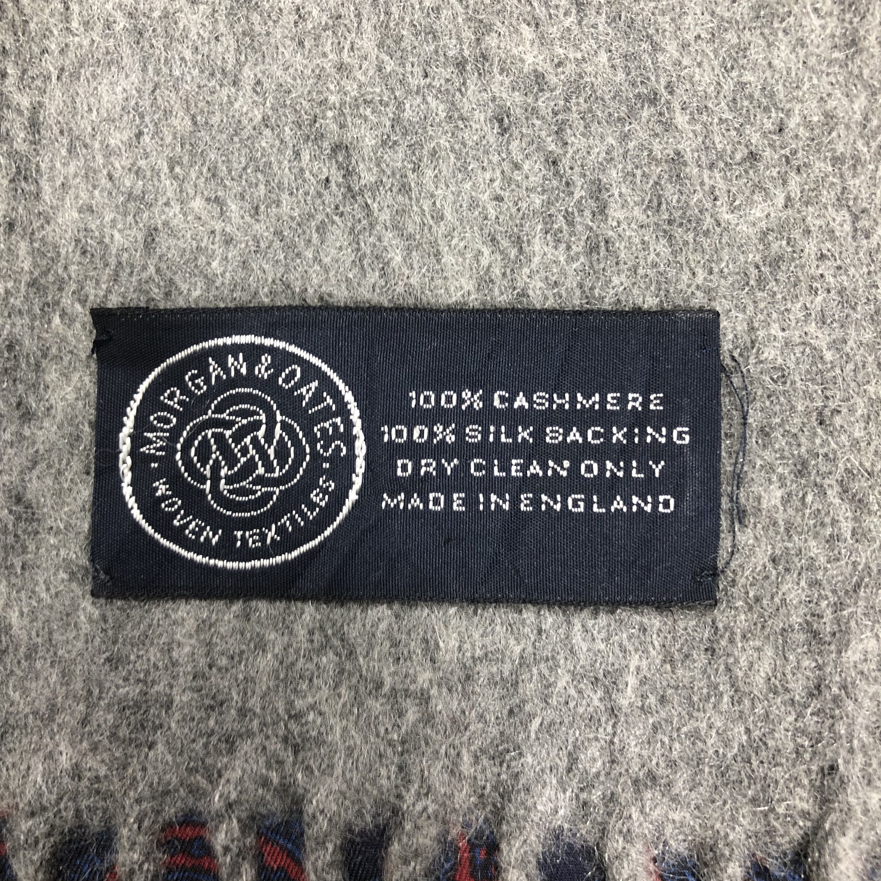 Designer × Vintage Vintage Morgan & Oates Scarf Muffler MF250 Size ONE SIZE - 3 Thumbnail