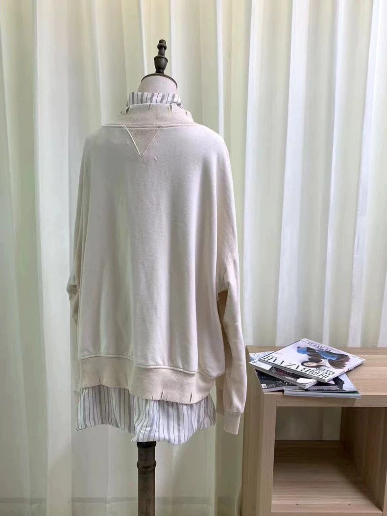 Maison Margiela Maison Margiela Deconstructed striped stitching high-necked Size US S / EU 44-46 / 1 - 2 Thumbnail