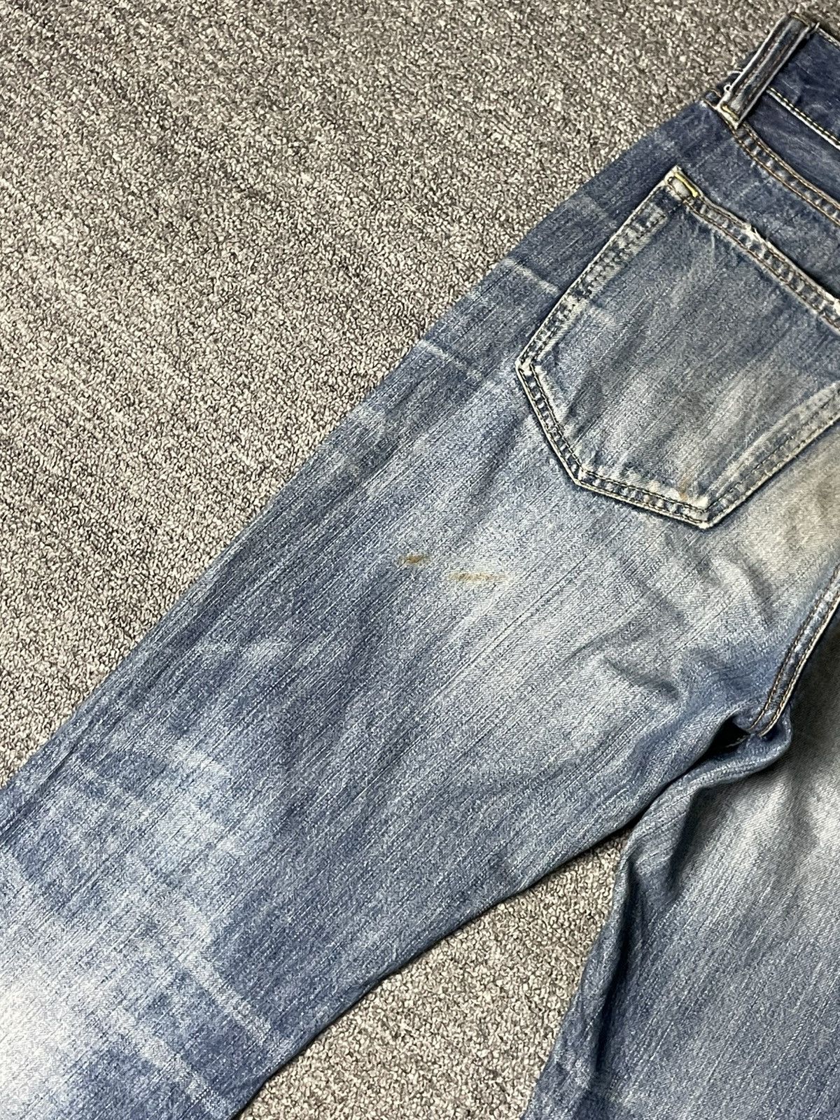 Japanese Brand × Uniqlo × Vintage UNIQLO Brand Straight Cut Jeans (91) Size US 32 / EU 48 - 14 Thumbnail