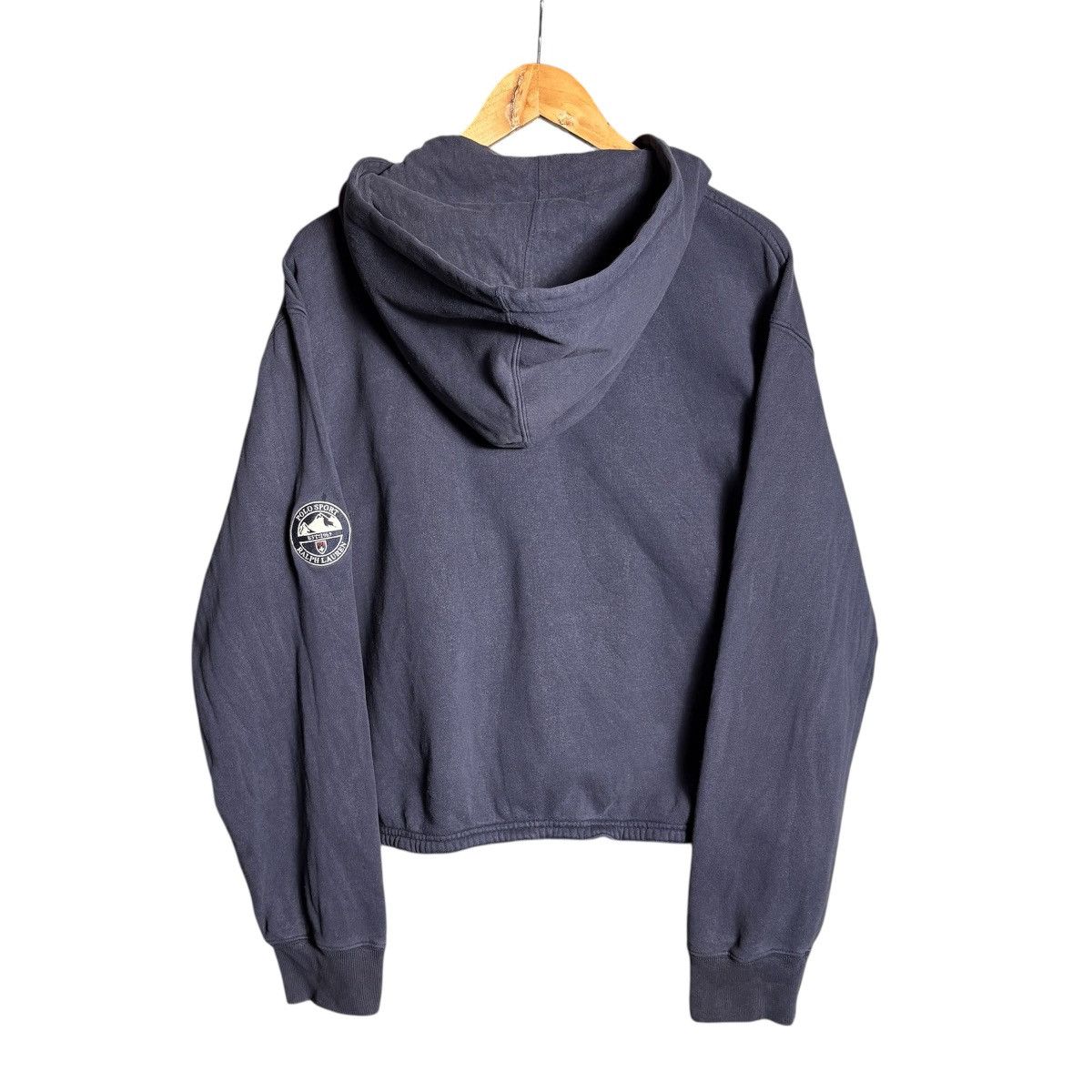Polo Ralph Lauren Vintage 90s Polo Sport Patch Logo Full Zip Hoodie Size US M / EU 48-50 / 2 - 2 Thumbnail