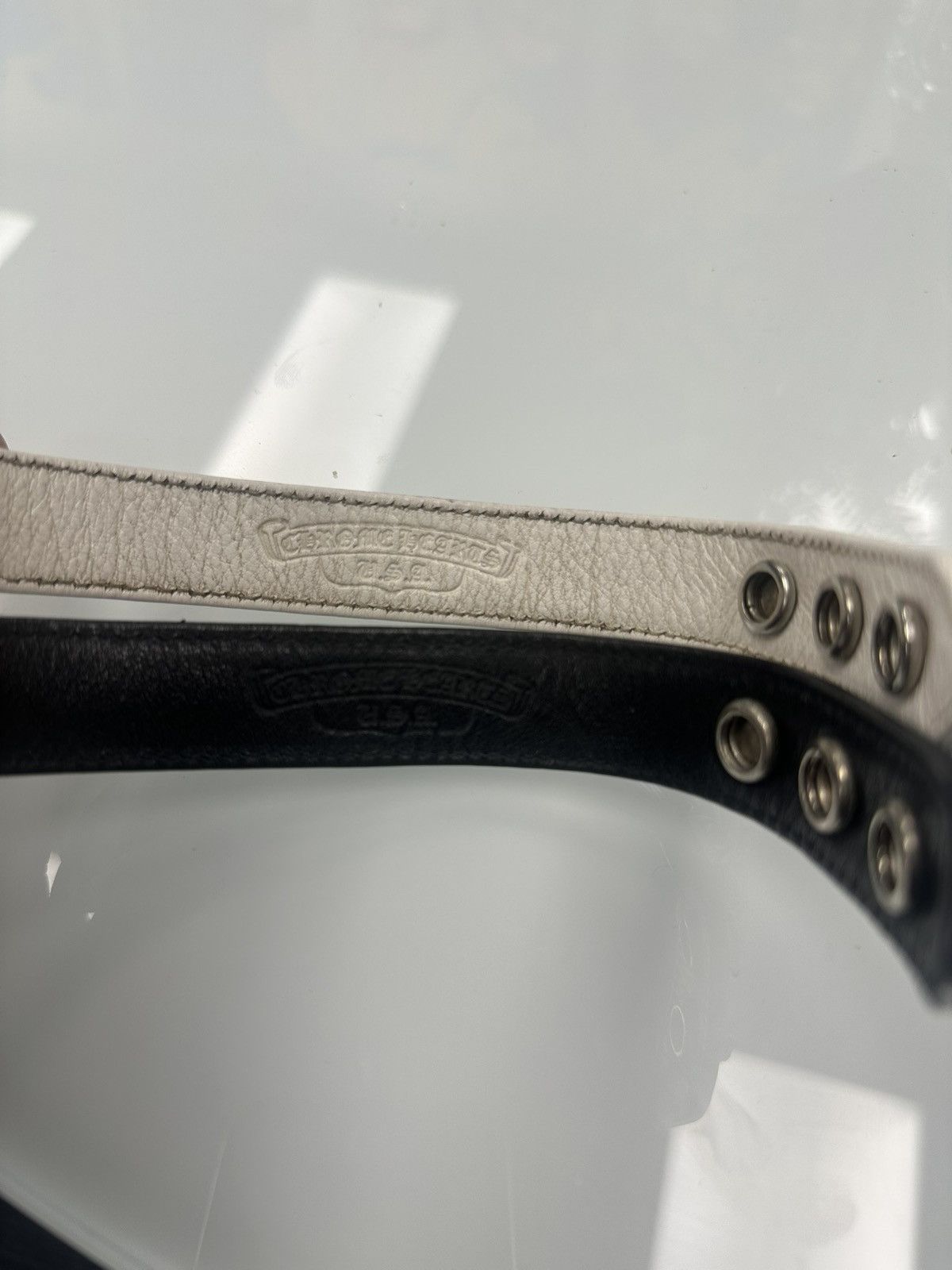 Chrome Hearts Chrome Hearts 3-Snap Leather Bracelet Size ONE SIZE - 2 Thumbnail