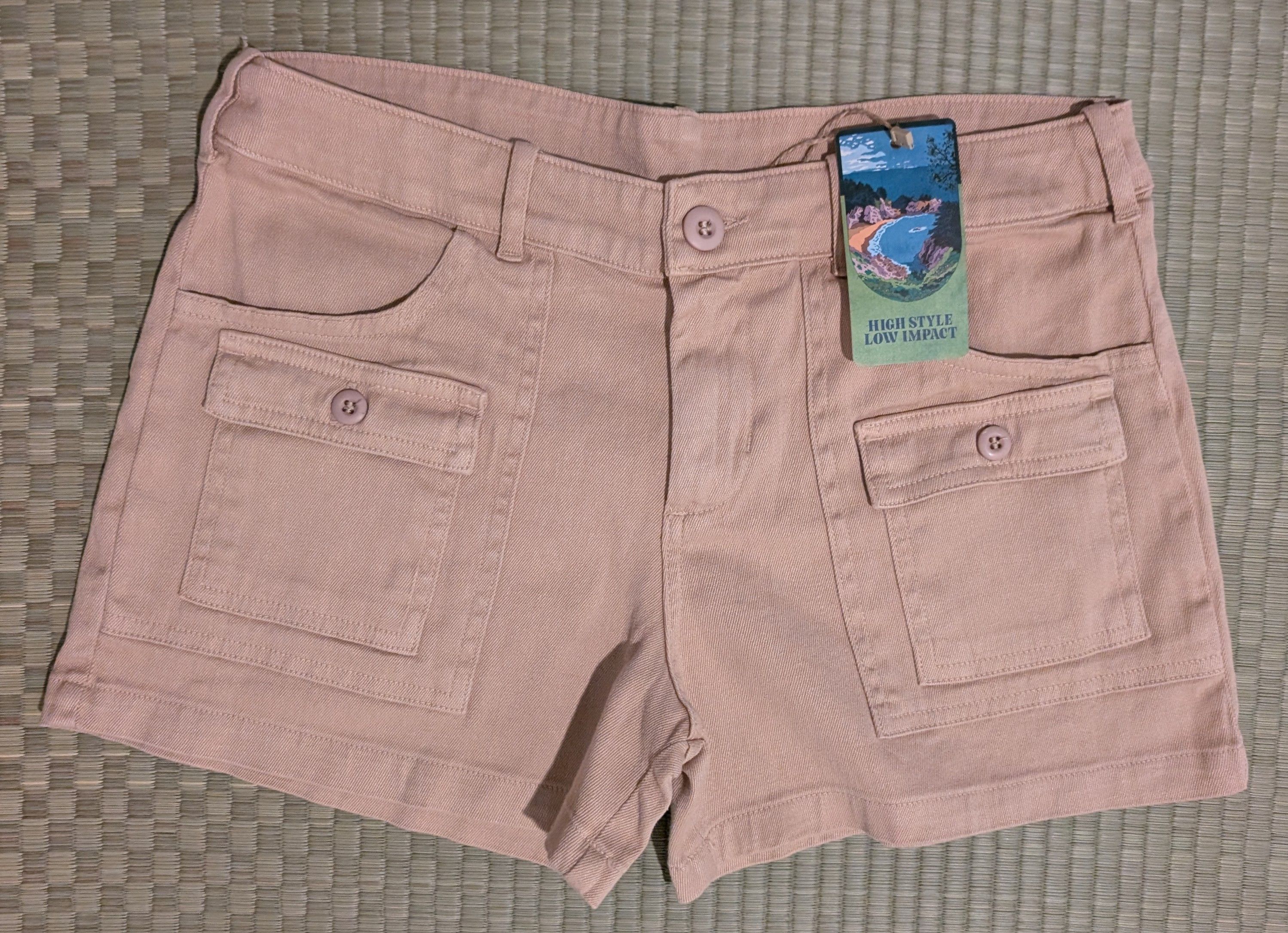 Jungmaven NWT Jungmaven Paradise Shorts Hemp Oat Milk Made in USA Size 31" - 1 Thumbnail