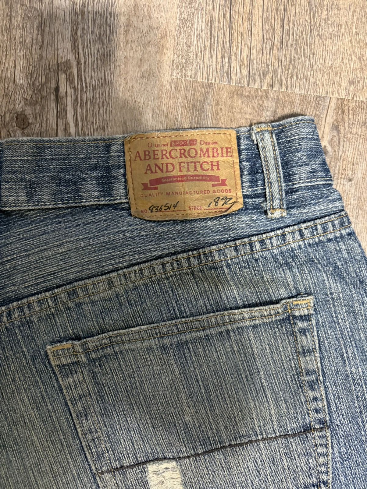 Abercrombie & Fitch 2004 abercrombie&fitch denim Size US 36 / EU 52 - 5 Thumbnail