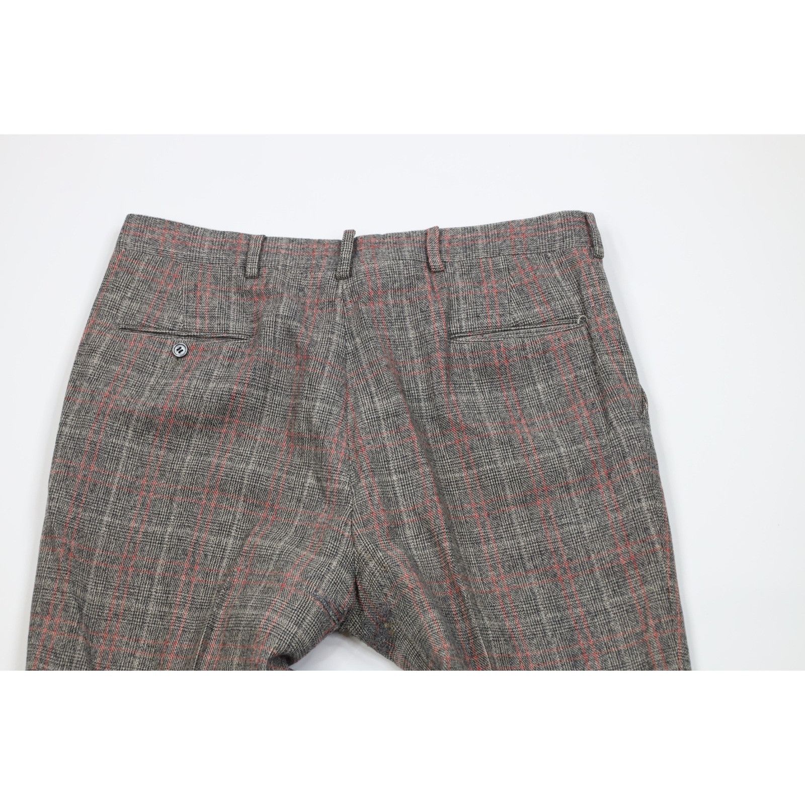 Pierre Cardin Vintage 70s Pierre Cardin 3 Piece Wool Tweed Suit Wedding Size 44R - 19 Thumbnail