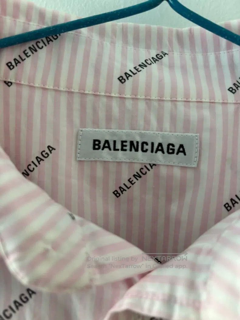 Balenciaga Balenciaga Logo letter print shirt Size XXS / US 00 / IT 34 - 2 Thumbnail
