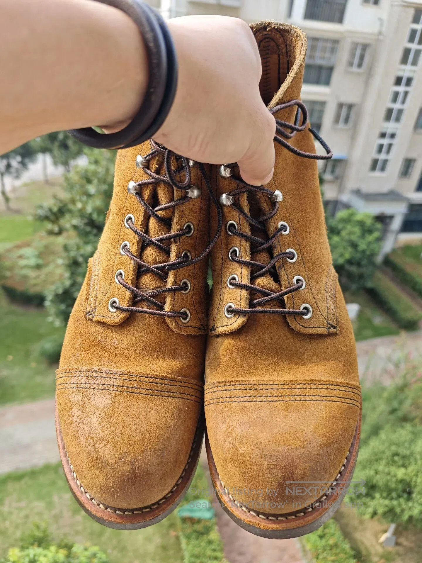 Red Wing Red Wing 8113 Suede Work Boots. Size US 8 / EU 41 - 1 Thumbnail