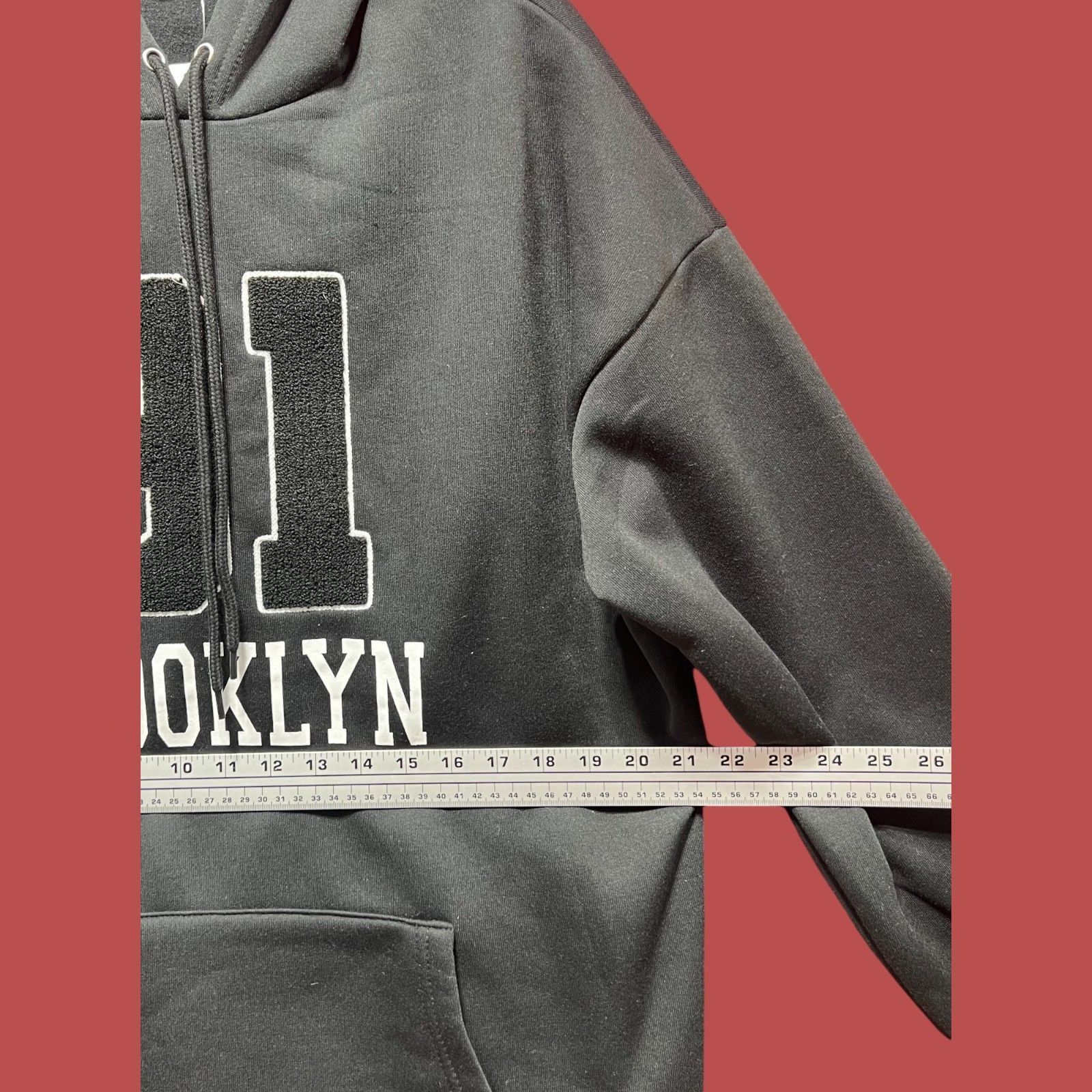 rue21 Rue 21 - Men's Long Sleeve Hooded Sweatshirt - Black - Mediu Size US S / EU 44-46 / 1 - 3 Thumbnail
