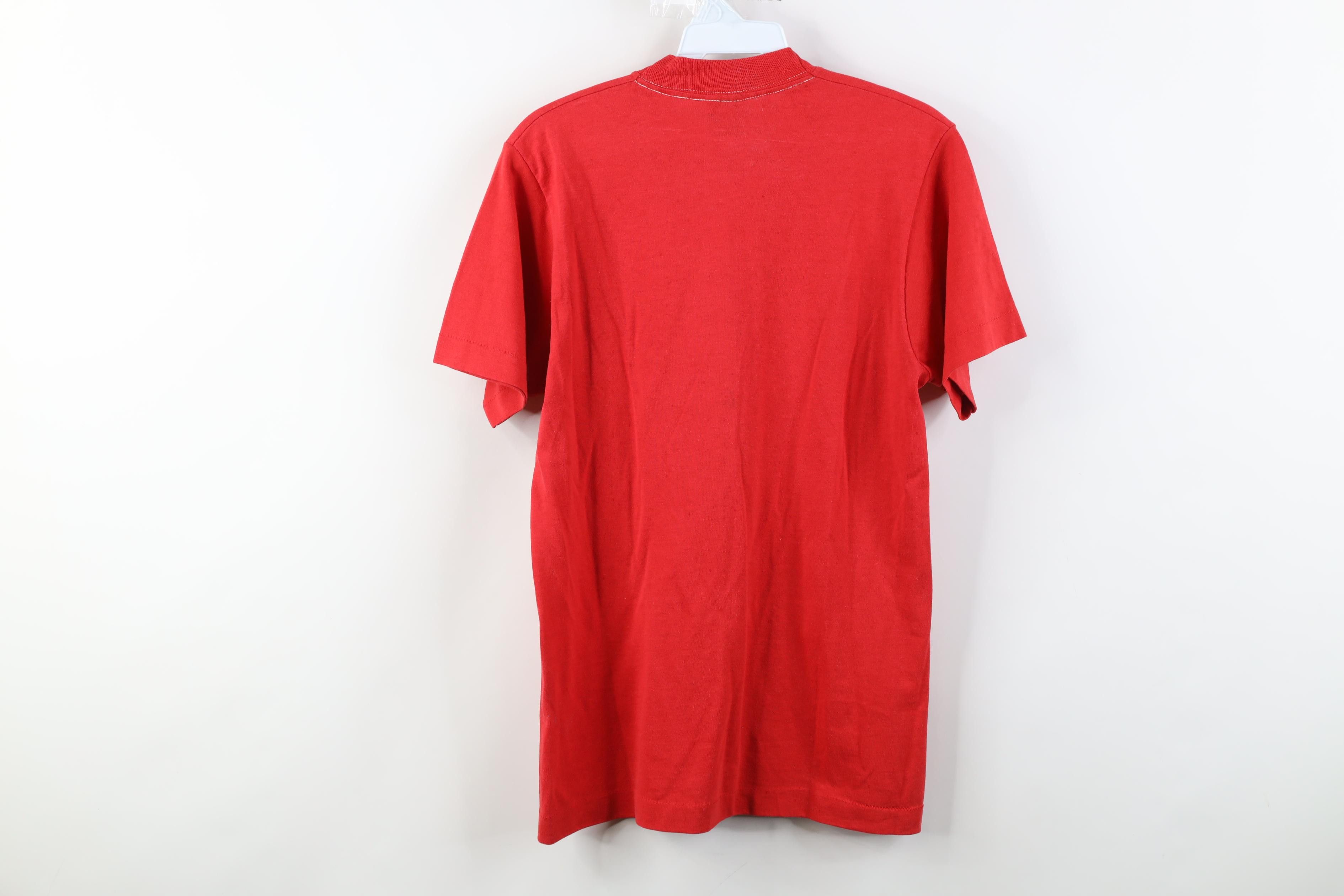 Vintage Vintage 80s 90s Streetwear Short Sleeve T-Shirt Red USA Size US M / EU 48-50 / 2 - 10 Thumbnail