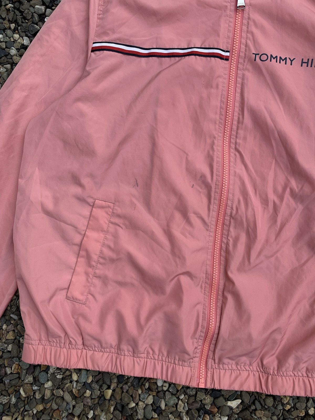 Tommy Hilfiger Tommy Hilfiger Full-Zip Hooded Rain Coat/Windbreaker Jacket Size M / US 6-8 / IT 42-44 - 3 Thumbnail