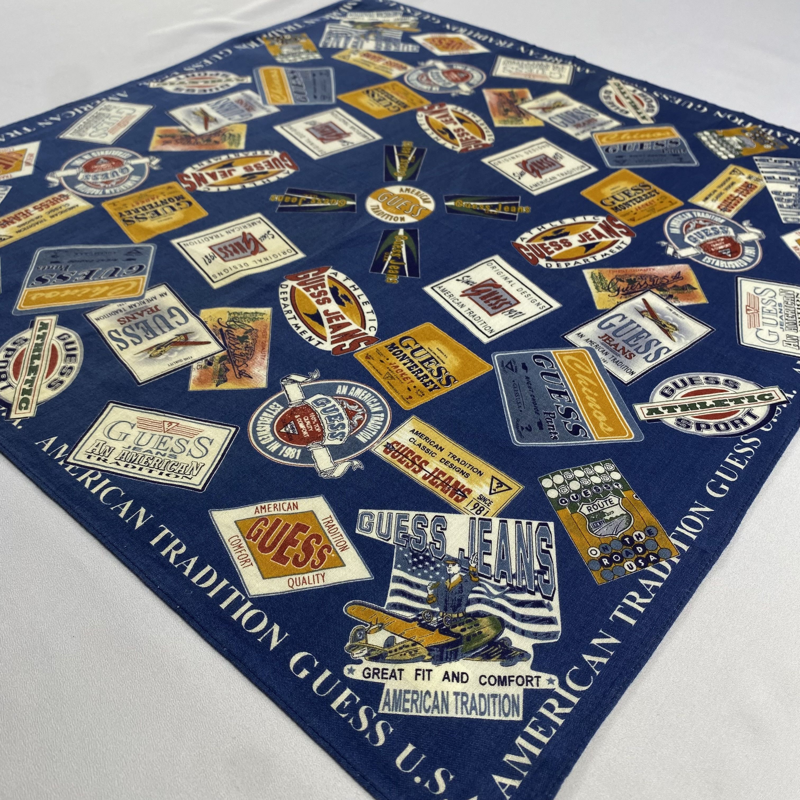 Guess × Vintage Guess Bandana/ Handkerchief / Neckerchief-P1567 Size ONE SIZE - 2 Thumbnail