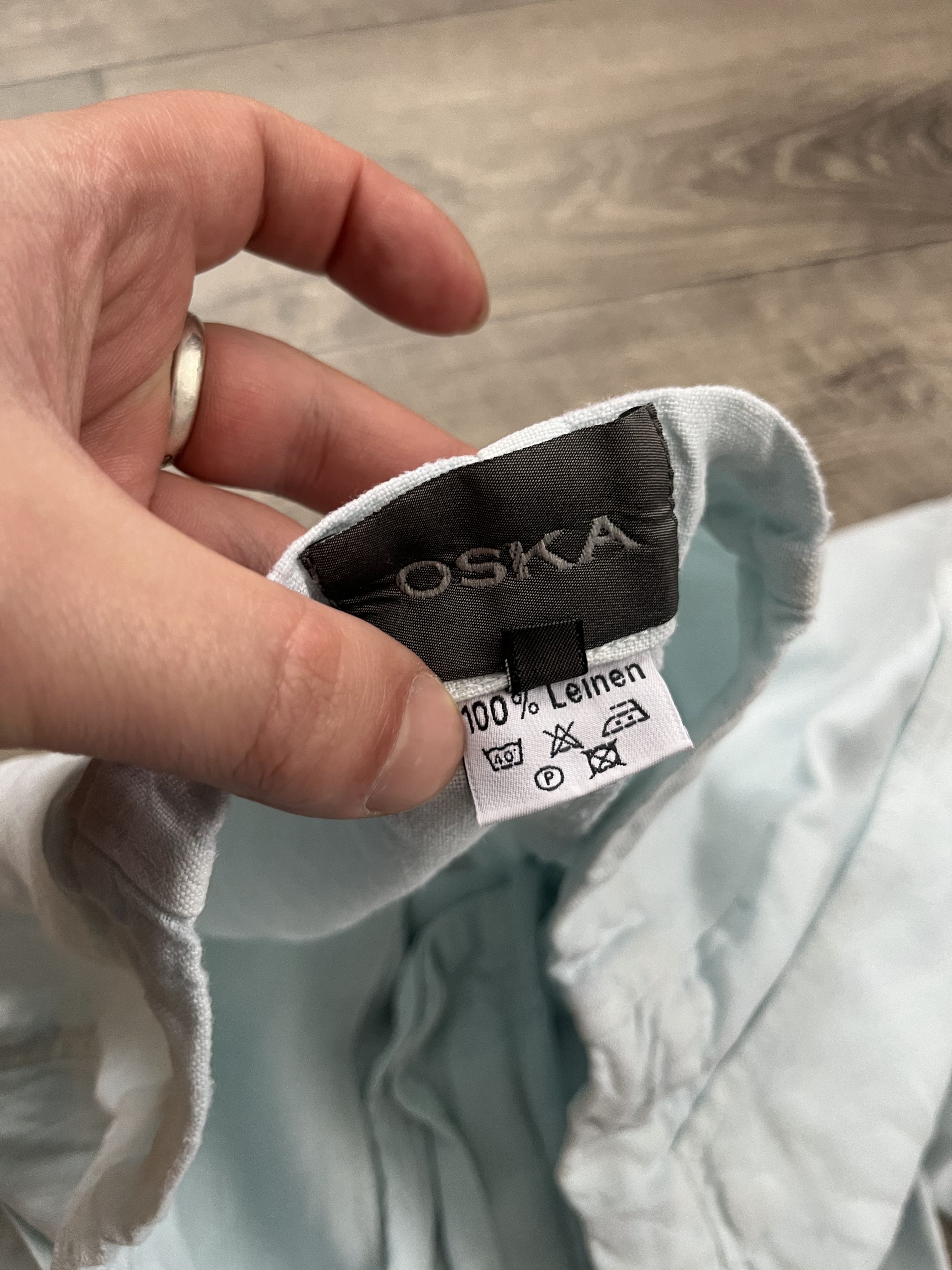 OSKA Oska Lagenlook Linen Balloon Pants Boxy Shirt Jacket S-M Size 30" / US 8 / IT 44 - 19 Thumbnail