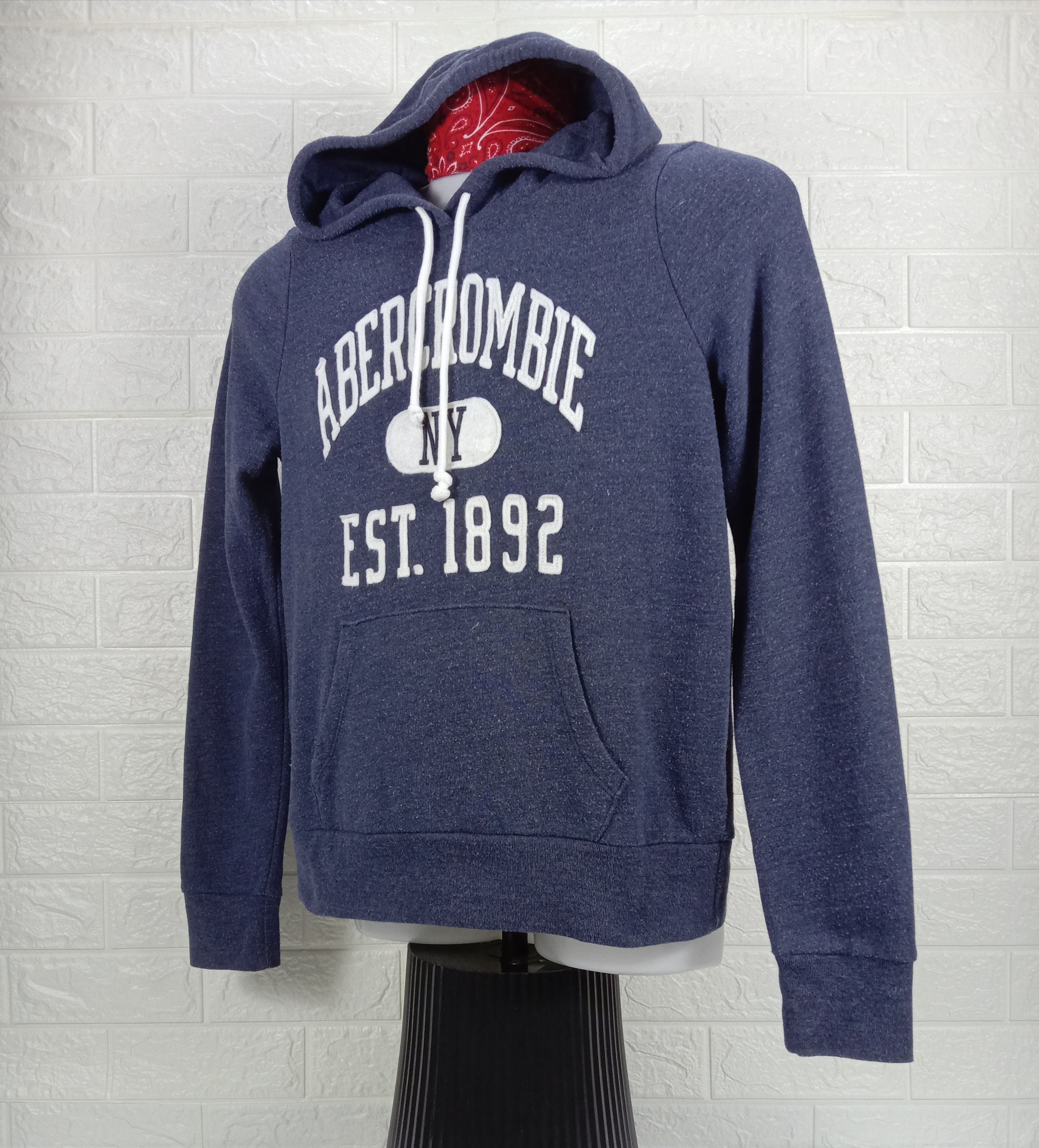 Abercrombie & Fitch Vintage Abercrombie & Fitch NY Spellout Hoodie Sweatshirt Size US M / EU 48-50 / 2 - 3 Thumbnail
