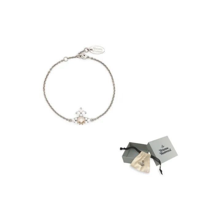 Vivienne Westwood Vivienne Westwood Feodora Brass Bracelet for Women Size ONE SIZE - 7 Thumbnail