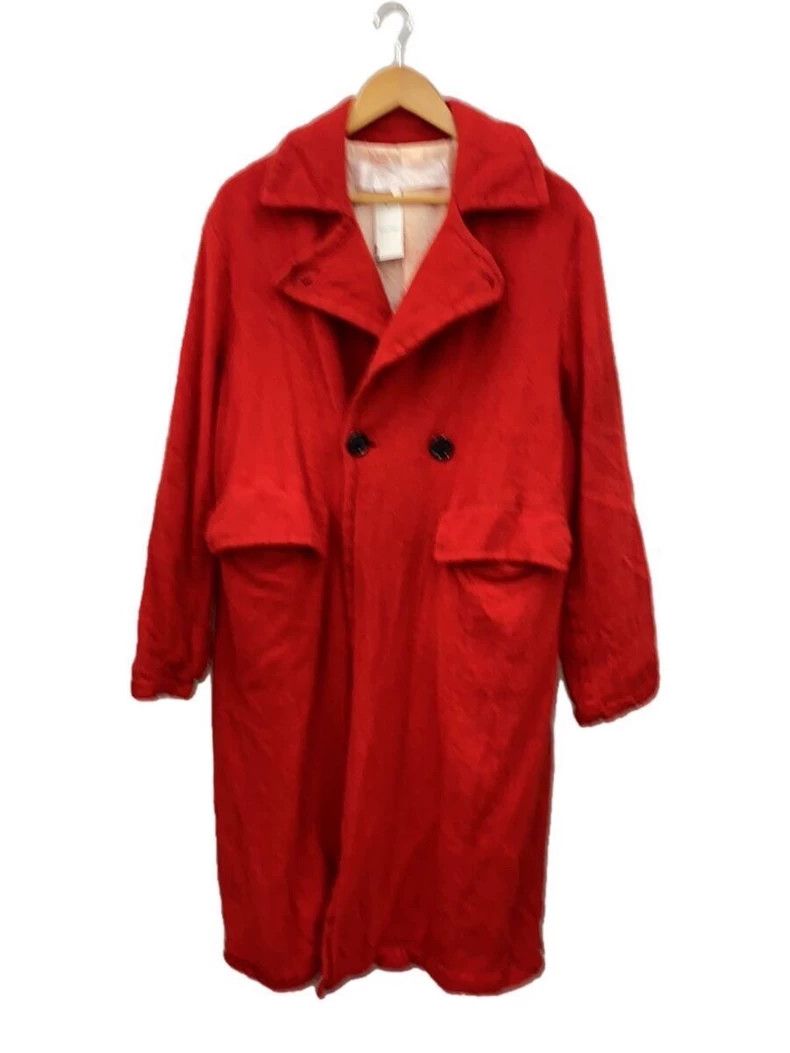 Comme des Garcons Comme des Garcons Red wool windbreaker Size M / US 6-8 / IT 42-44 - 1 Thumbnail