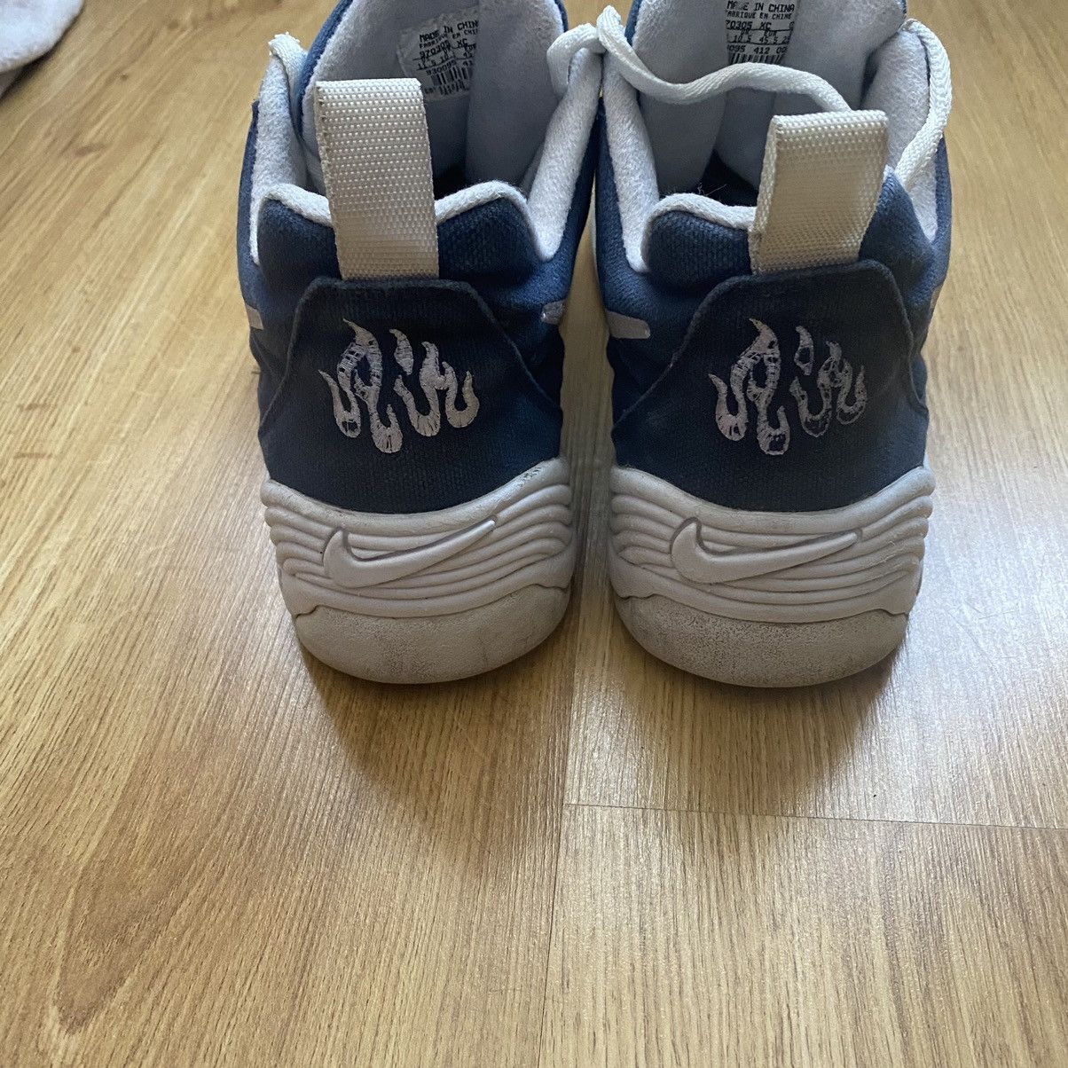 Nike × Vintage Nike Air B-Que Navi/White - Allah vintage 90’s rare Size US 11.5 / EU 44-45 - 6 Thumbnail