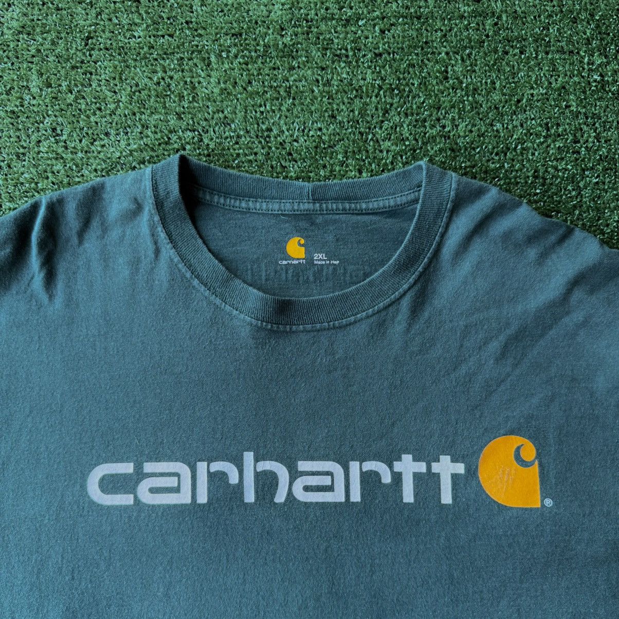 Carhartt Forest Green Carhartt Logo Long Sleeve Tee Size US XXL / EU 58 / 5 - 2 Thumbnail