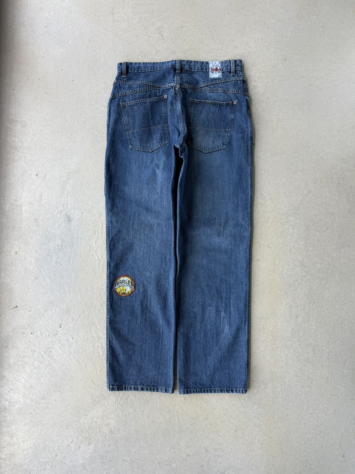 Fubu Vintage Y2K Fubu Halen Globetrotter Baggy Denim Jeans Size US 36 / EU 52 - 2 Thumbnail