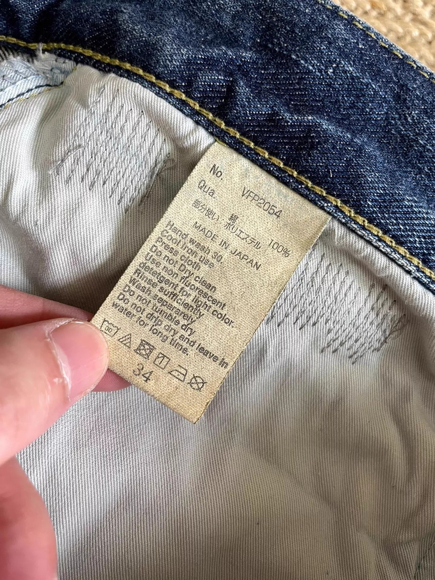 Vanquish VANQUISH FRAGMENT DENIM Slash Cut Jeans W34 NearNew Size US 34 / EU 50 - 8 Thumbnail