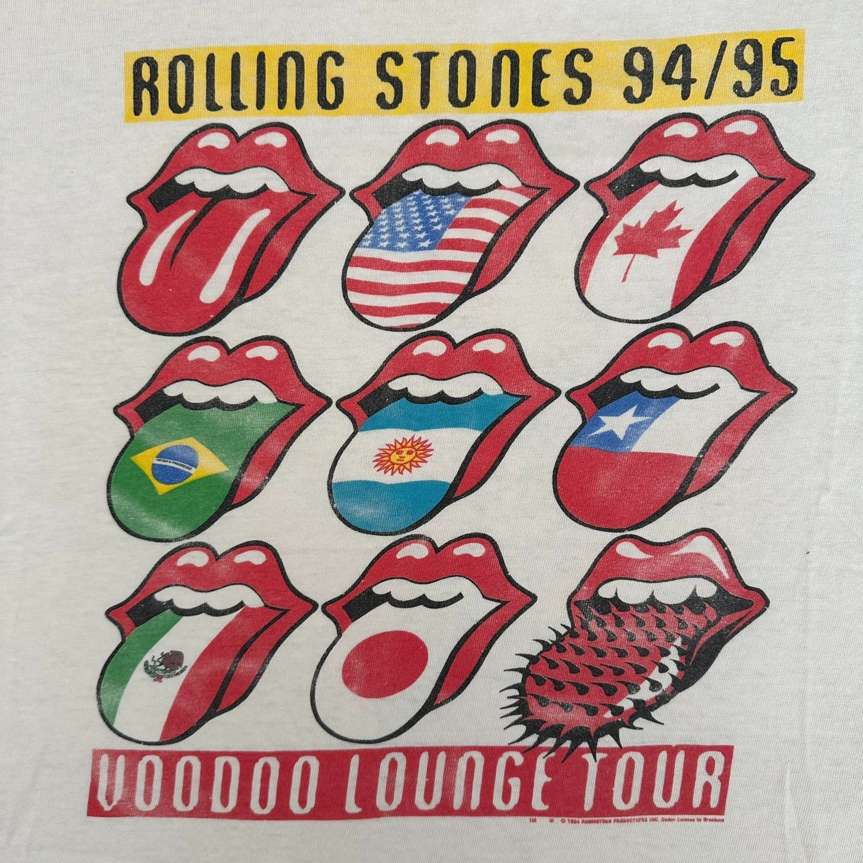 Brockum Vintage Rolling Stones Voodoo Lounge T-Shirt 1994 Band Tee Size US L / EU 52-54 / 3 - 2 Thumbnail