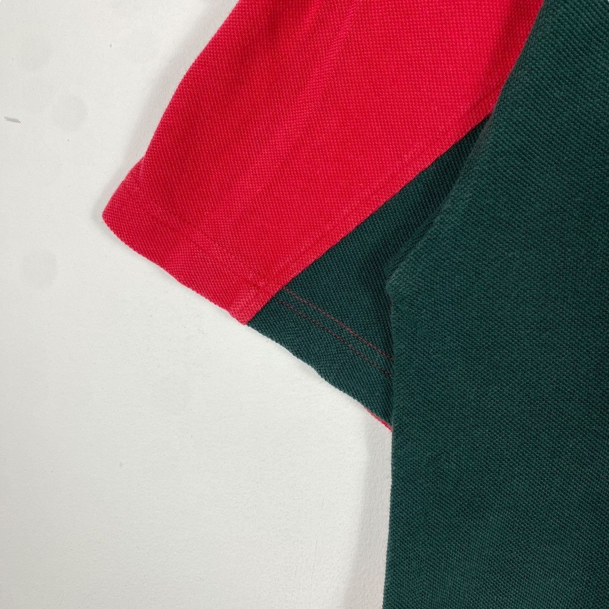 Lacoste × Vintage Vintage 90's CHEMISE LACOSTE Multi Colour Block Polo Tee Size US M / EU 48-50 / 2 - 3 Thumbnail