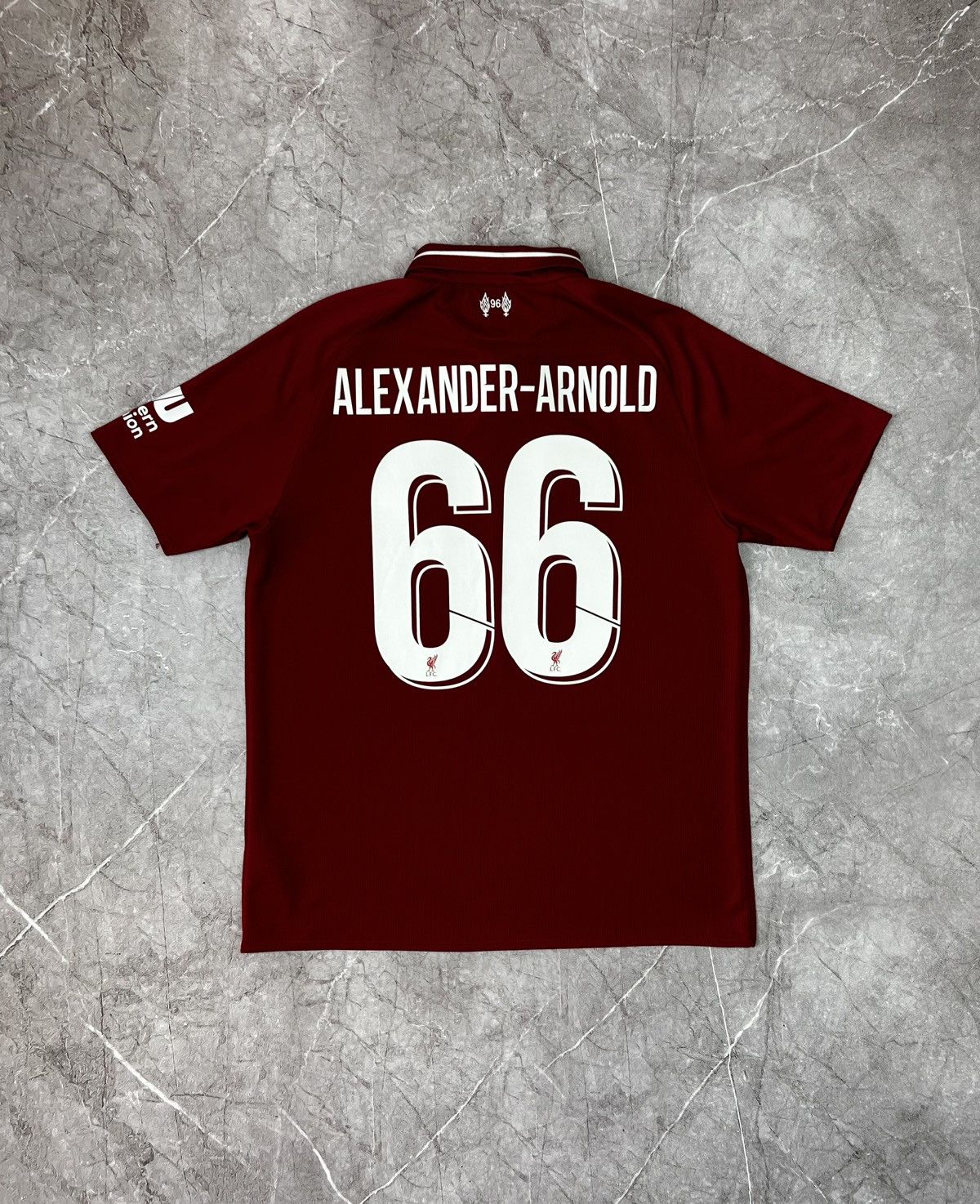 New Balance Vintage Liverpool soccer jersey size M 66 Alexander-Arnold Size US M / EU 48-50 / 2 - 9 Thumbnail
