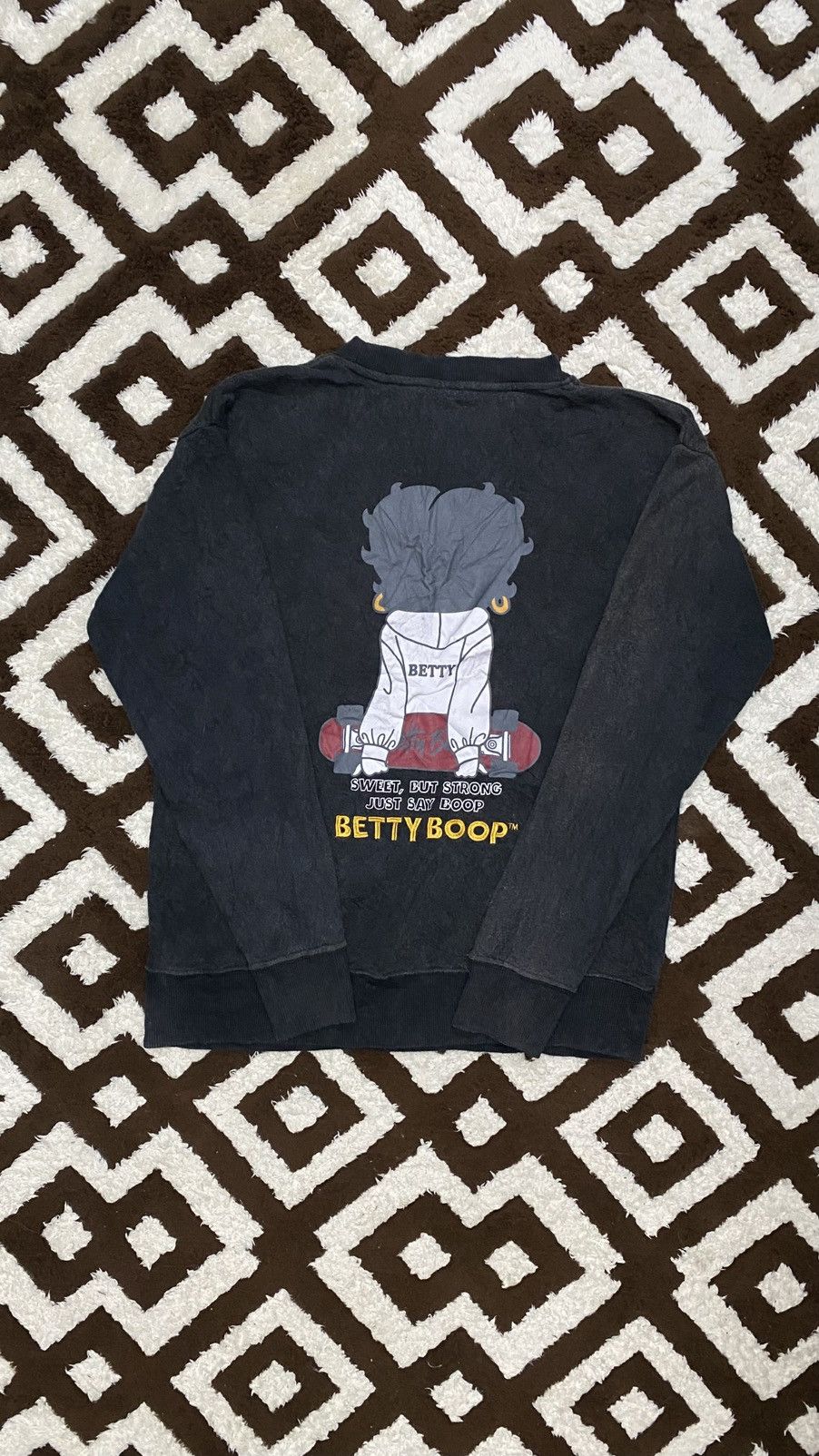 Other RARE Betty Boobs Sweatshirt Backprint Size US M / EU 48-50 / 2 - 1 Thumbnail