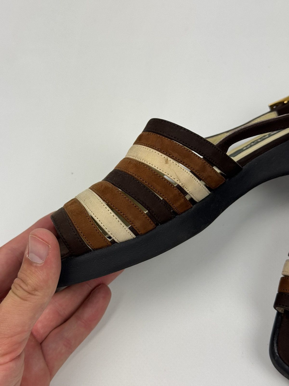 Bally Vintage Bally Charme Summer Women’s Sandals Size US 9 / IT 39 - 7 Thumbnail
