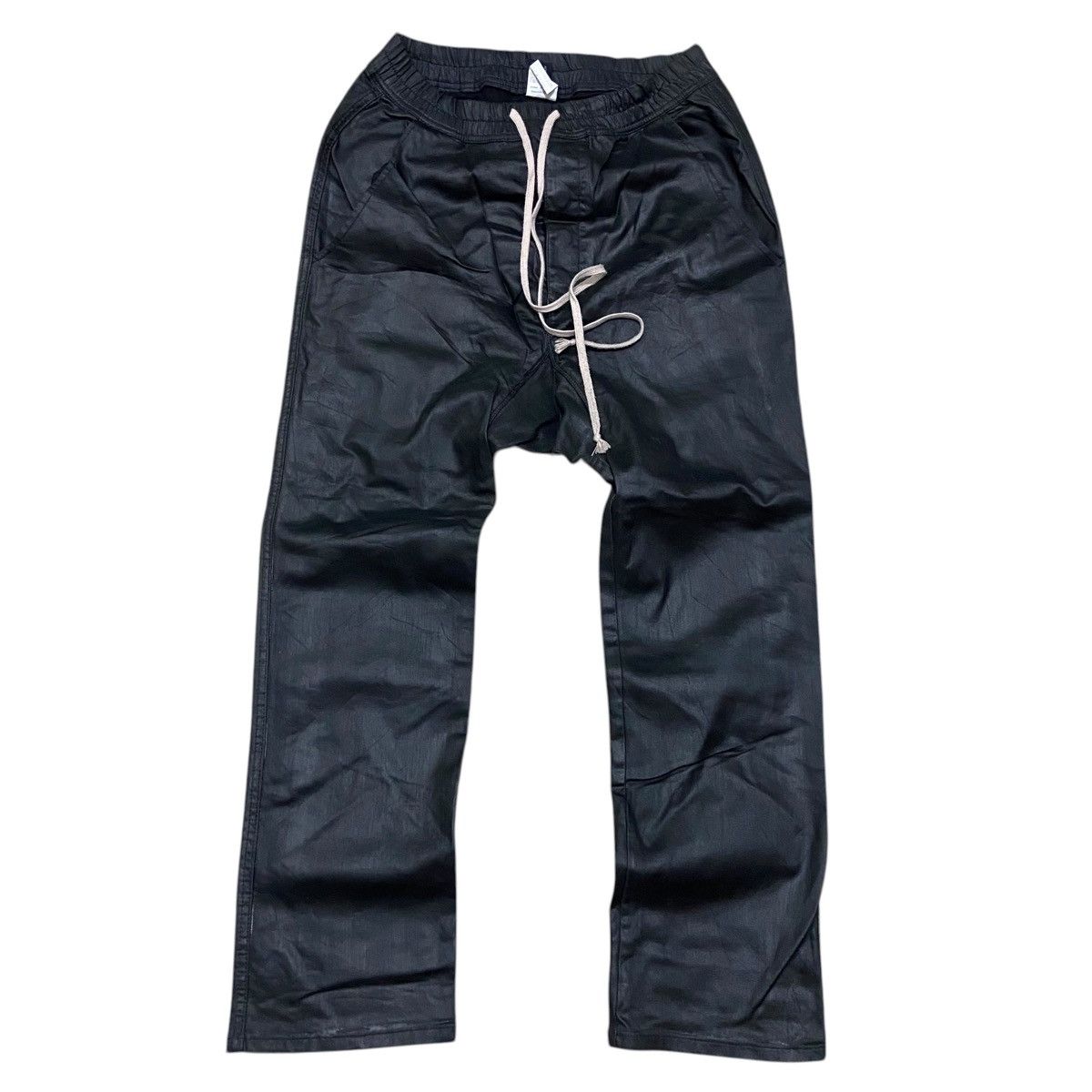 Japanese Brand Attentionrow Cargo Drawstring Drop Cotch Waxed Longpants Size US 30 / EU 46 - 1 Thumbnail