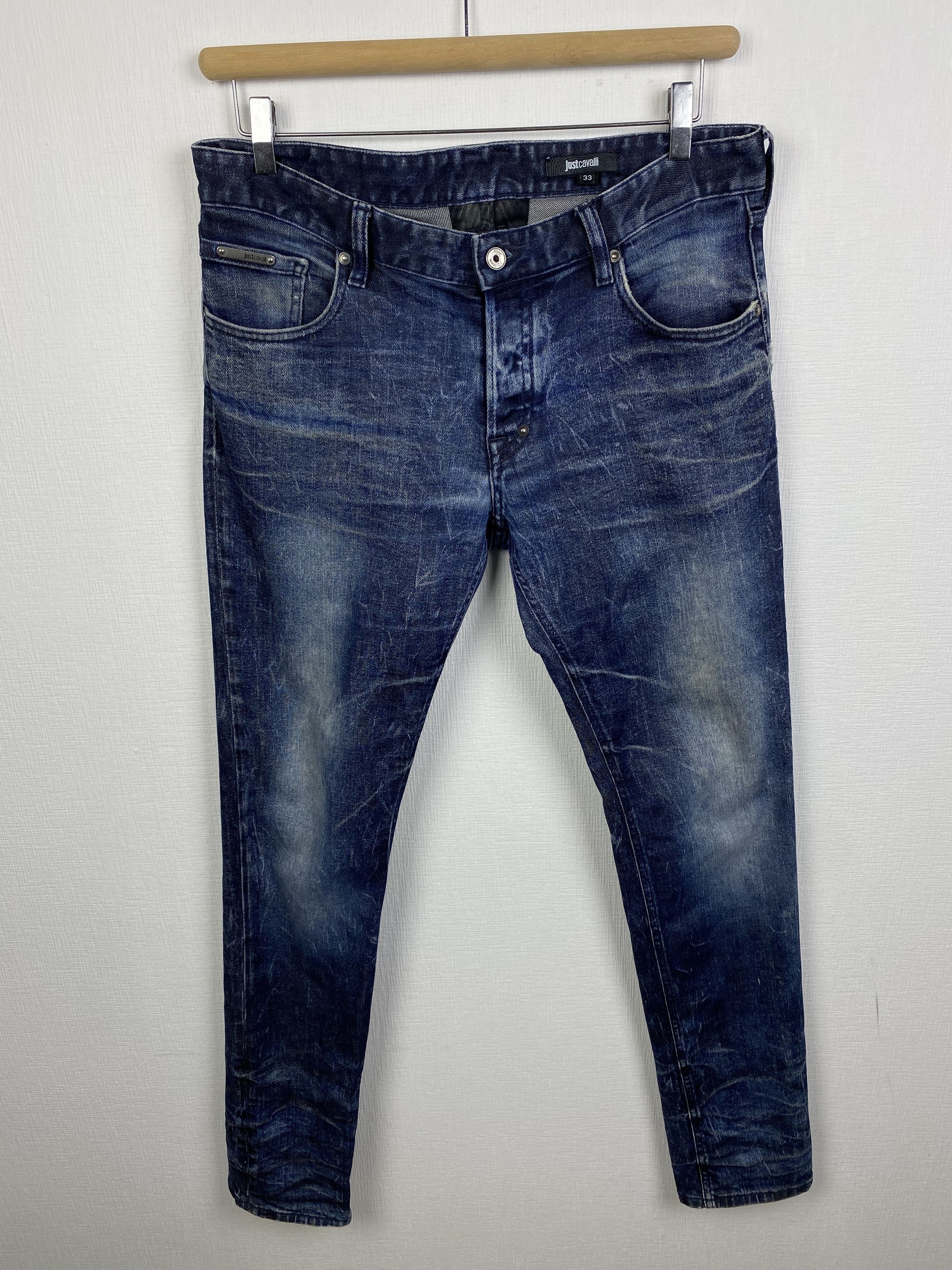 Roberto Cavalli Just Cavalli Washed Men Denim size 33 Size US 33 - 1 Thumbnail