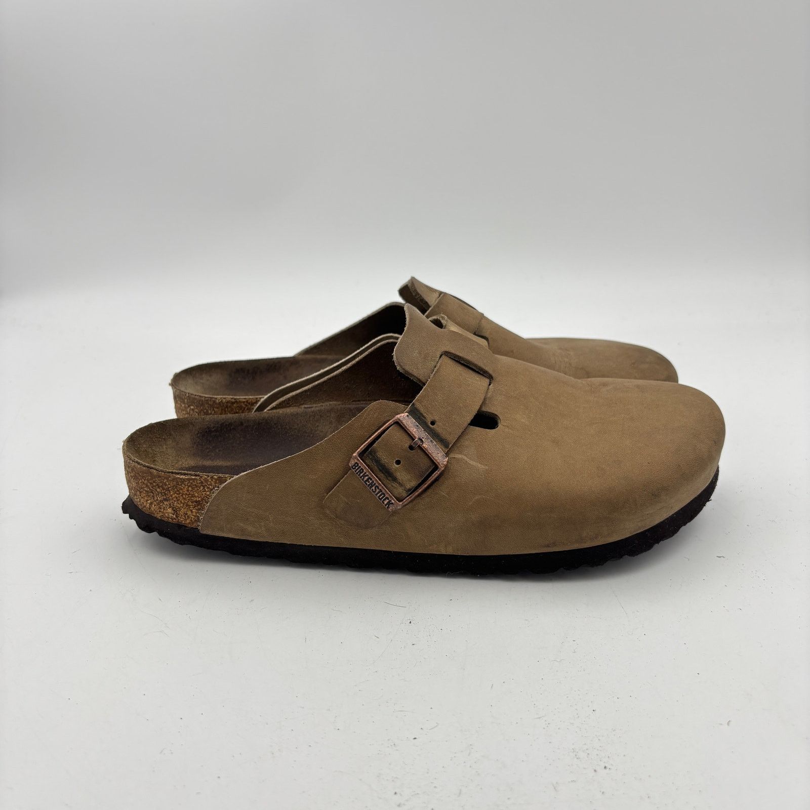 Birkenstock Birkenstock Boston Mule Clogs Leather Slides Mens 41 (8-8.5) Size US 8 / EU 41 - 3 Thumbnail